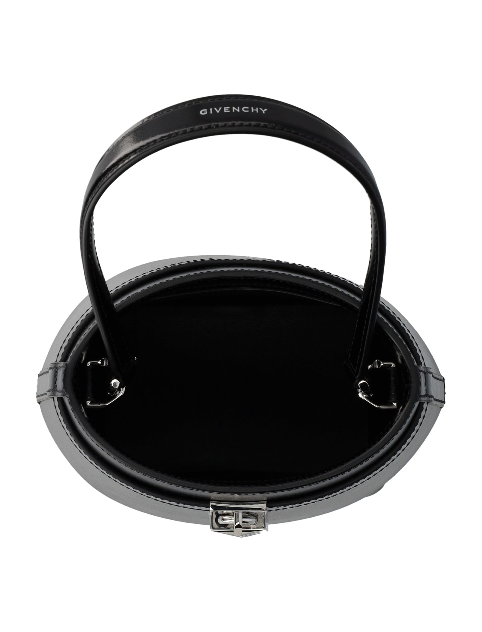 Shop Givenchy Shark Lock Bucket In Black