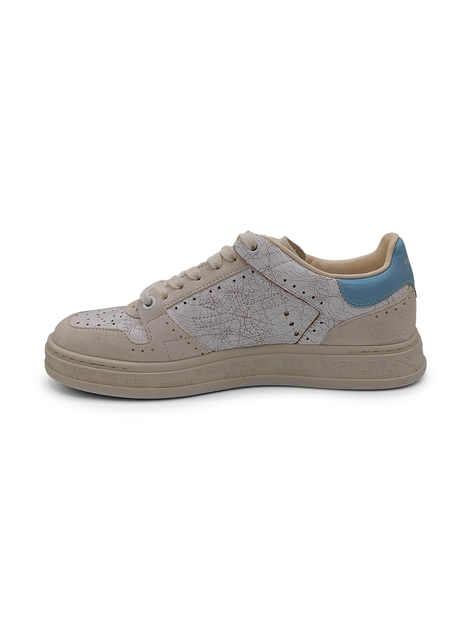 Shop Premiata Quinnd Sneaker In Azzurra