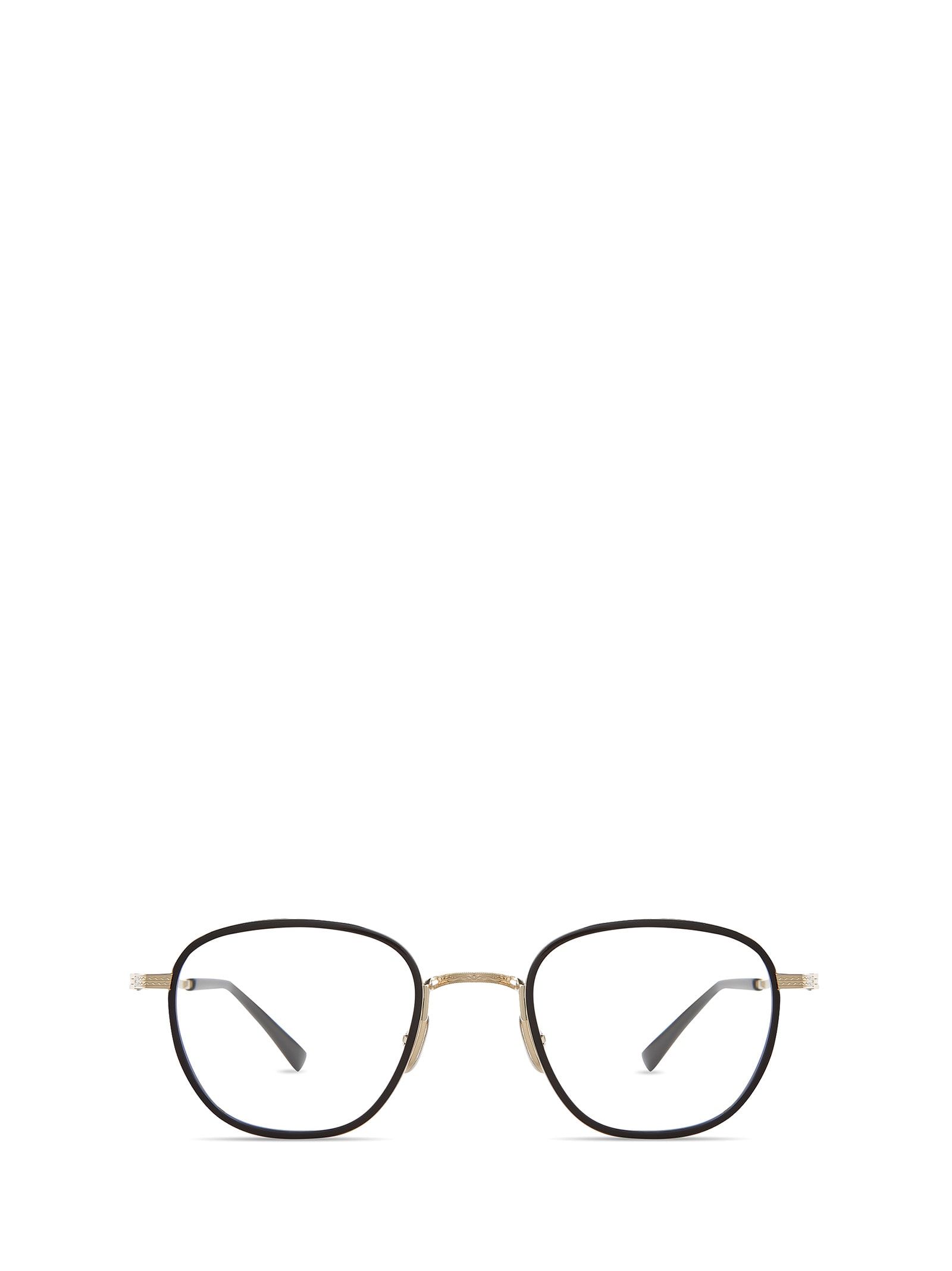 Mr Leight Griffith Ii C Black-white Gold Glasses