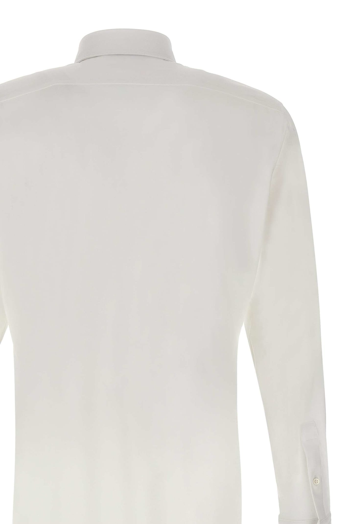 Shop Hugo Boss Hank Viscose Shirt In White