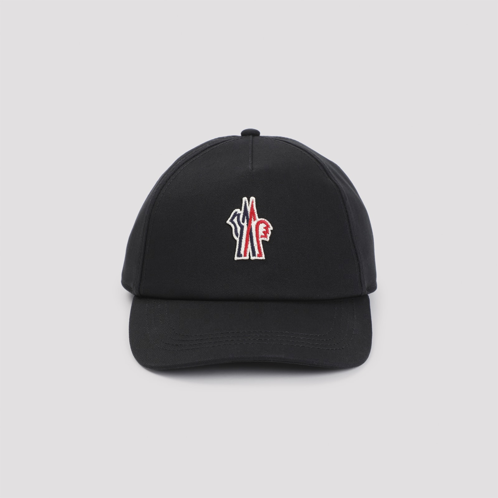 Shop Moncler Baseball Cap In Black