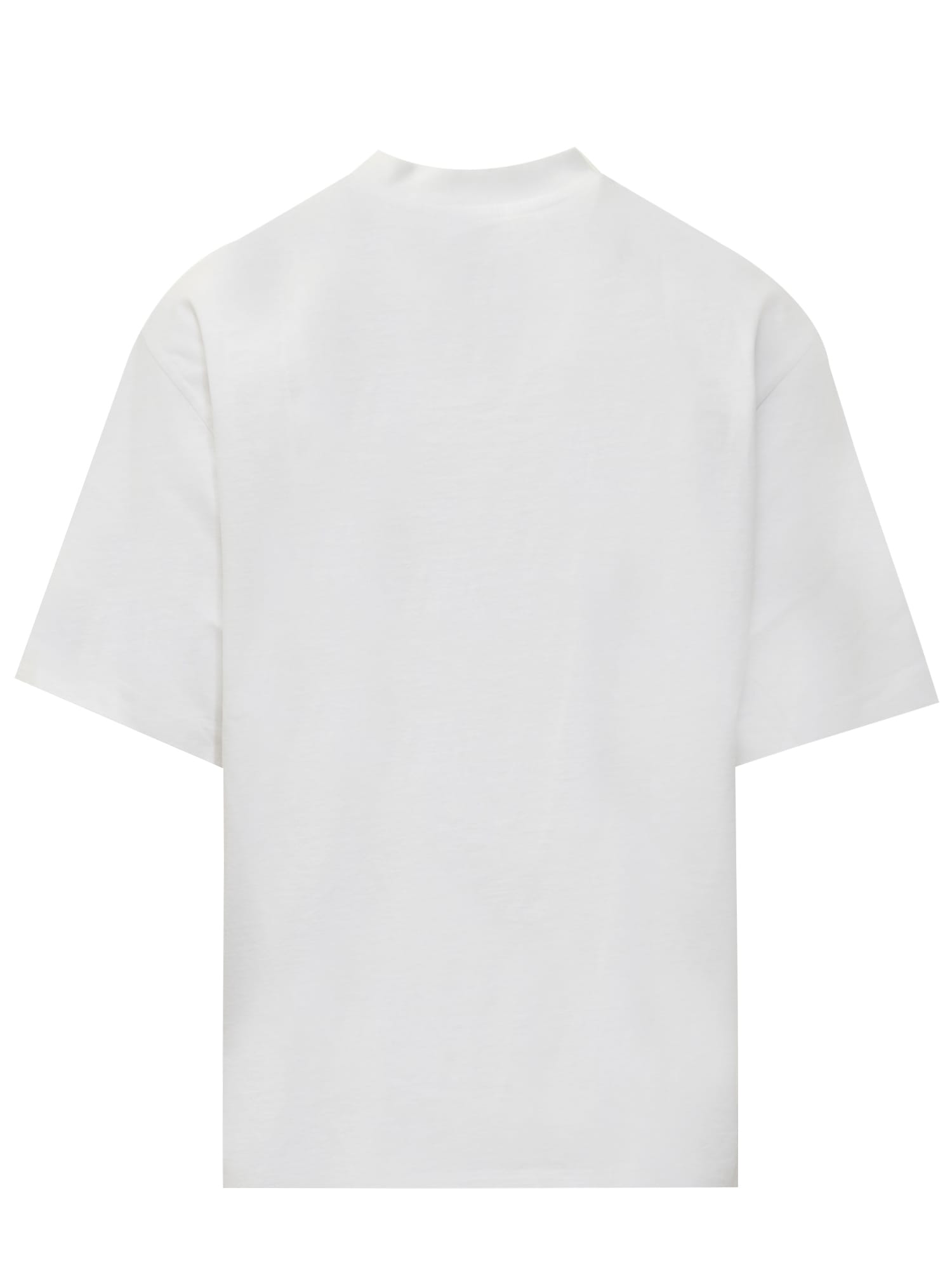 Shop Off-white Big Logo T-shirt In White Black