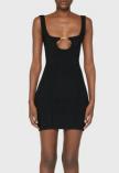 Shop Jacquemus Black La Mini Robe Sierra Dress In Black Viscose Woman