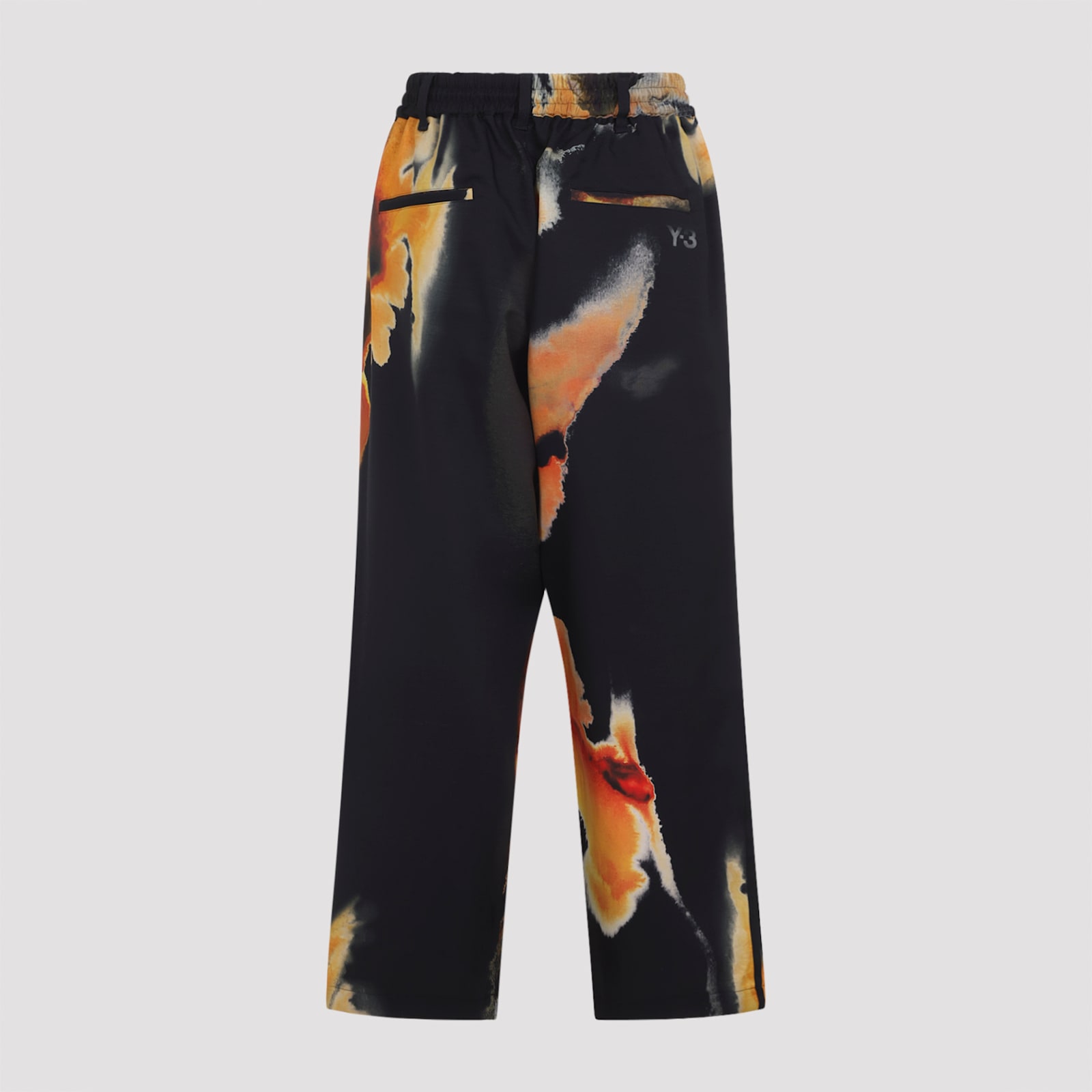 Y-3 Aop Sport Uniform Track Pants In Black