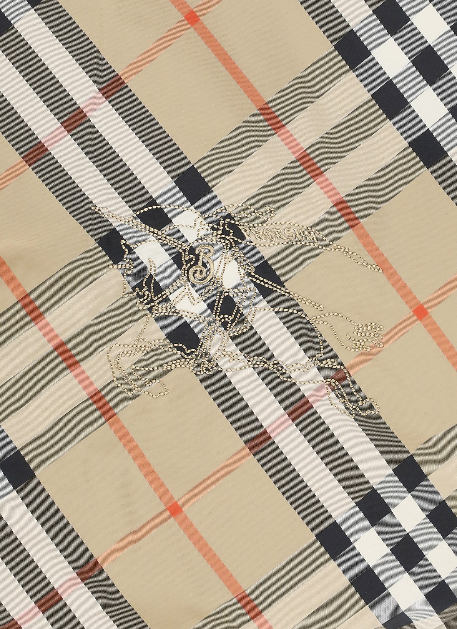 BURBERRY CHECK DOWN JACKET