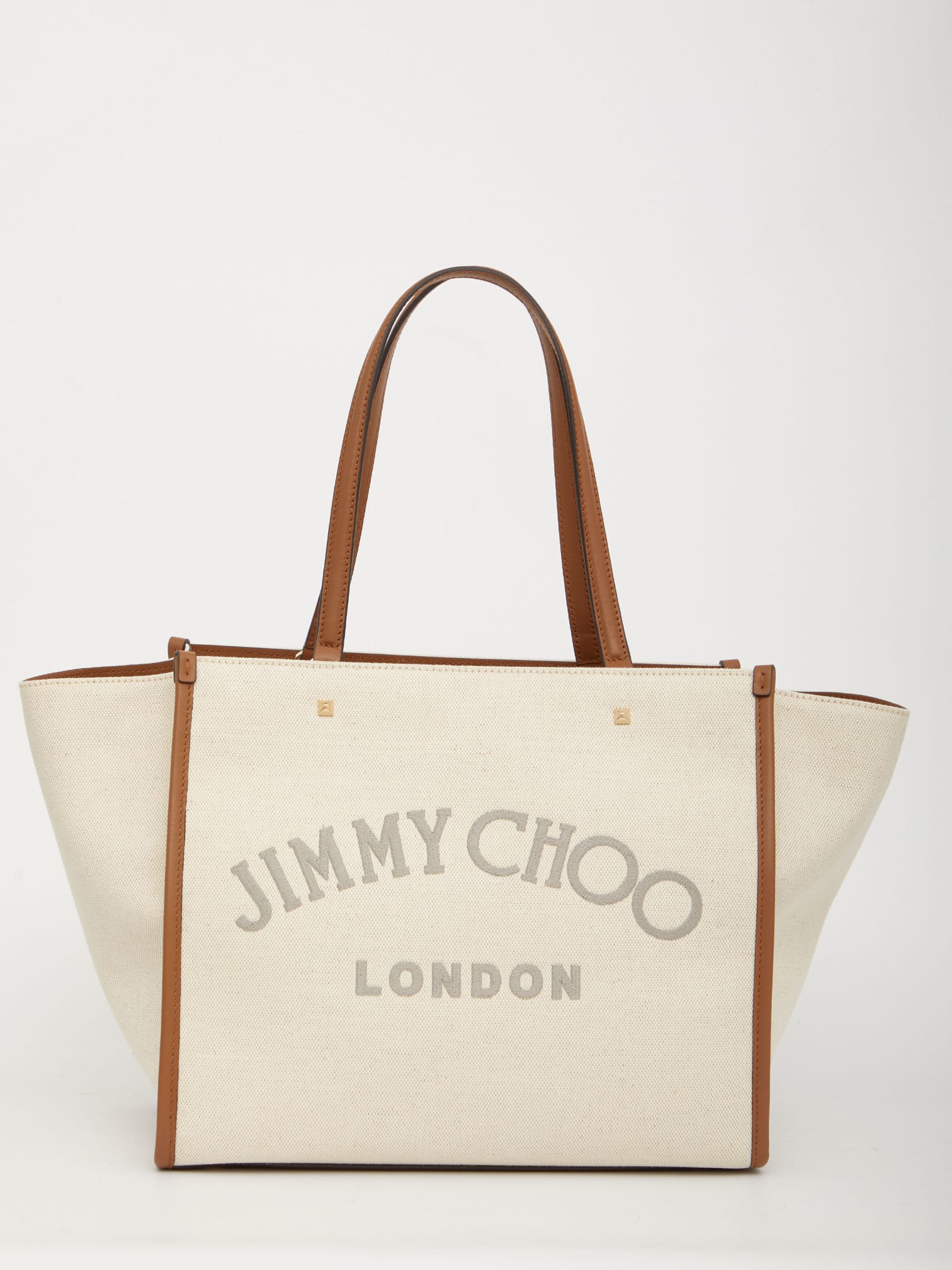 Jimmy Choo Canvas Shopping Bag