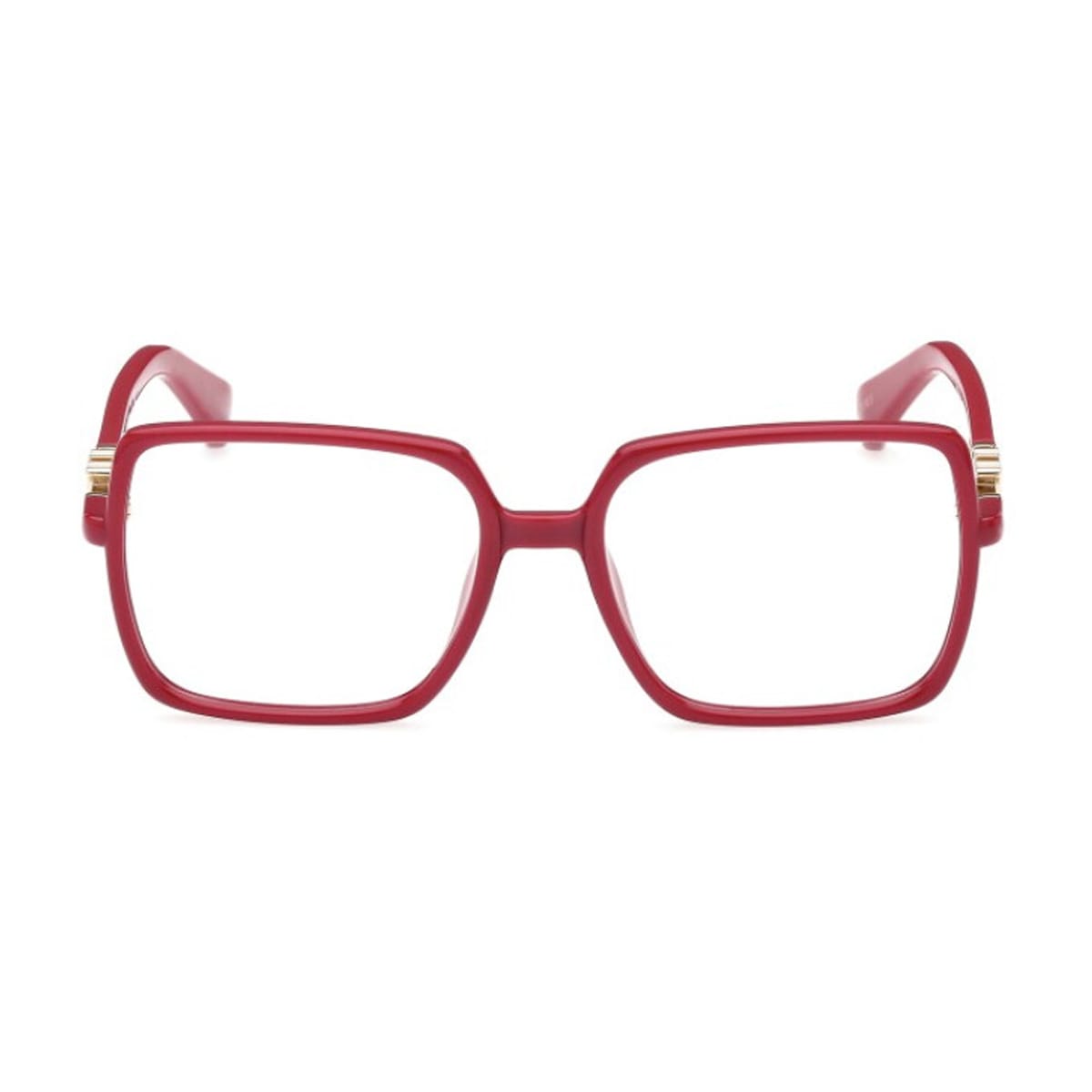 Shop Max Mara Mm5108 075 Glasses In Rosso