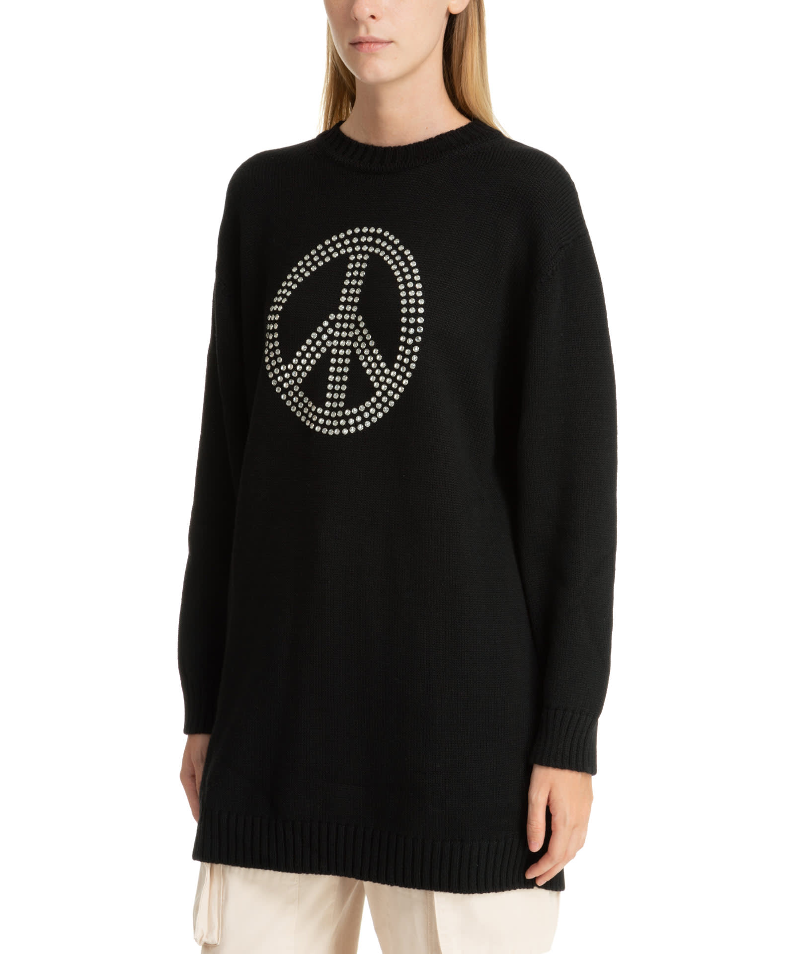 Shop M05ch1n0 Jeans Peace Wool Sweater