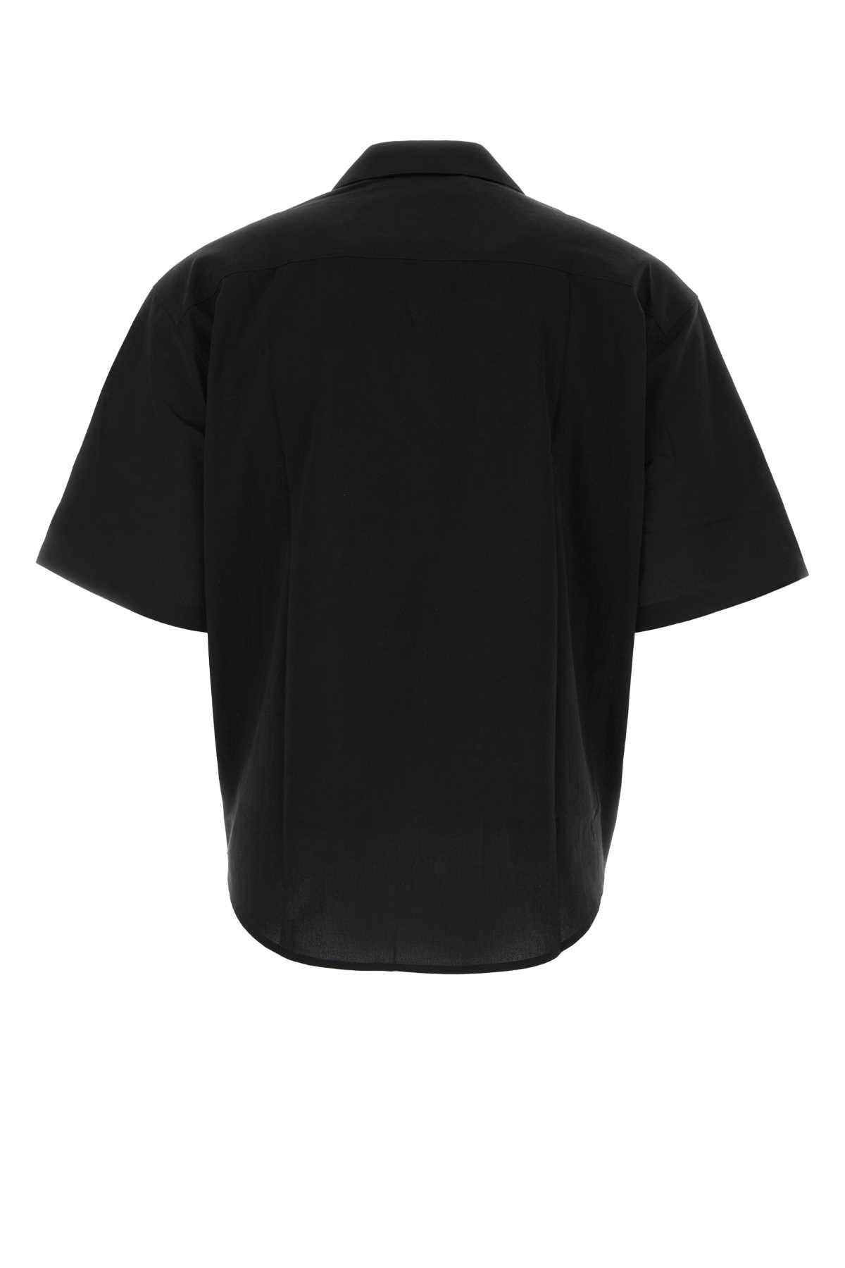 Shop Ami Alexandre Mattiussi Black Cotton Shirt