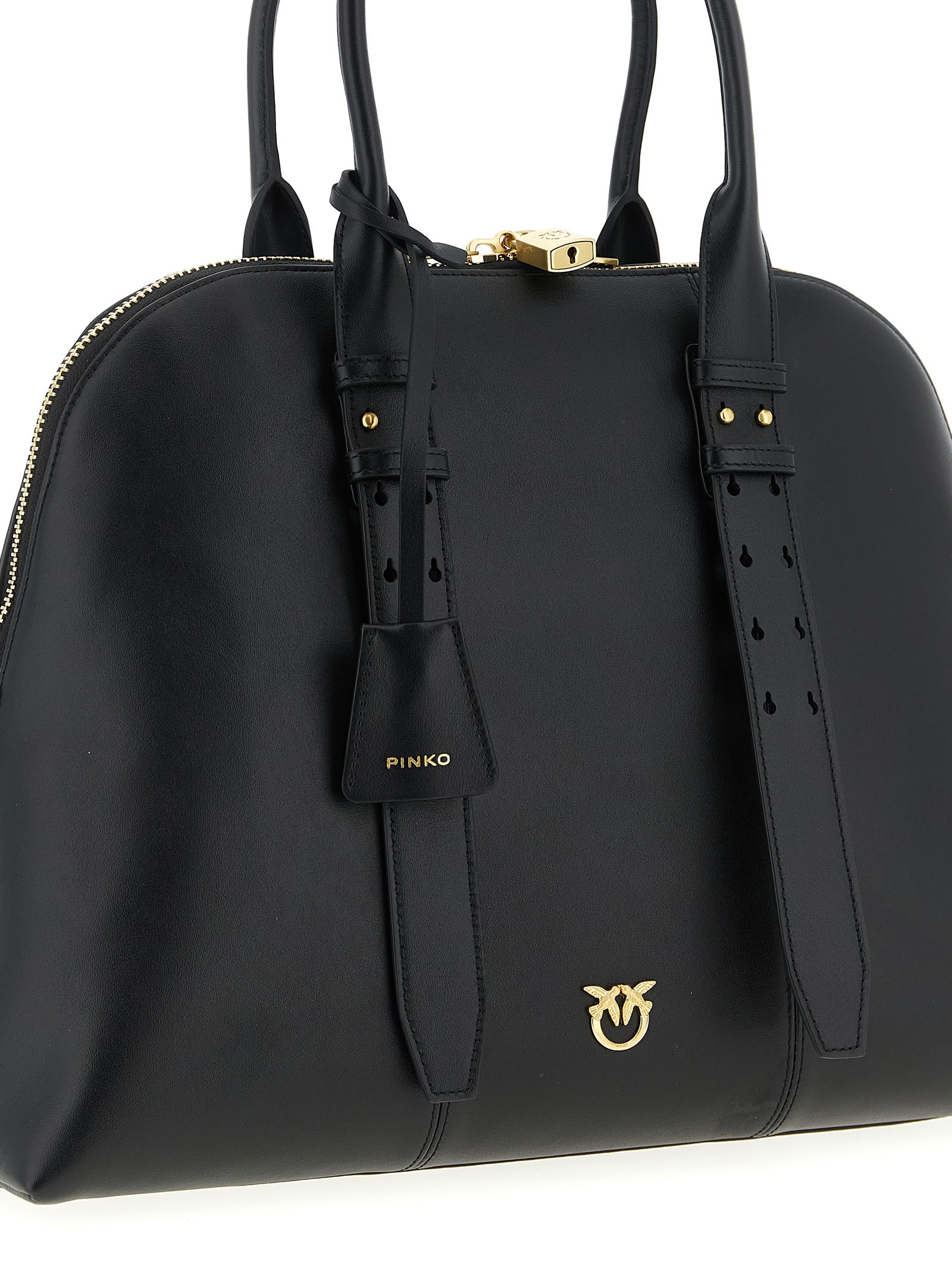 Pinko Escape Maxi Handbag In Black