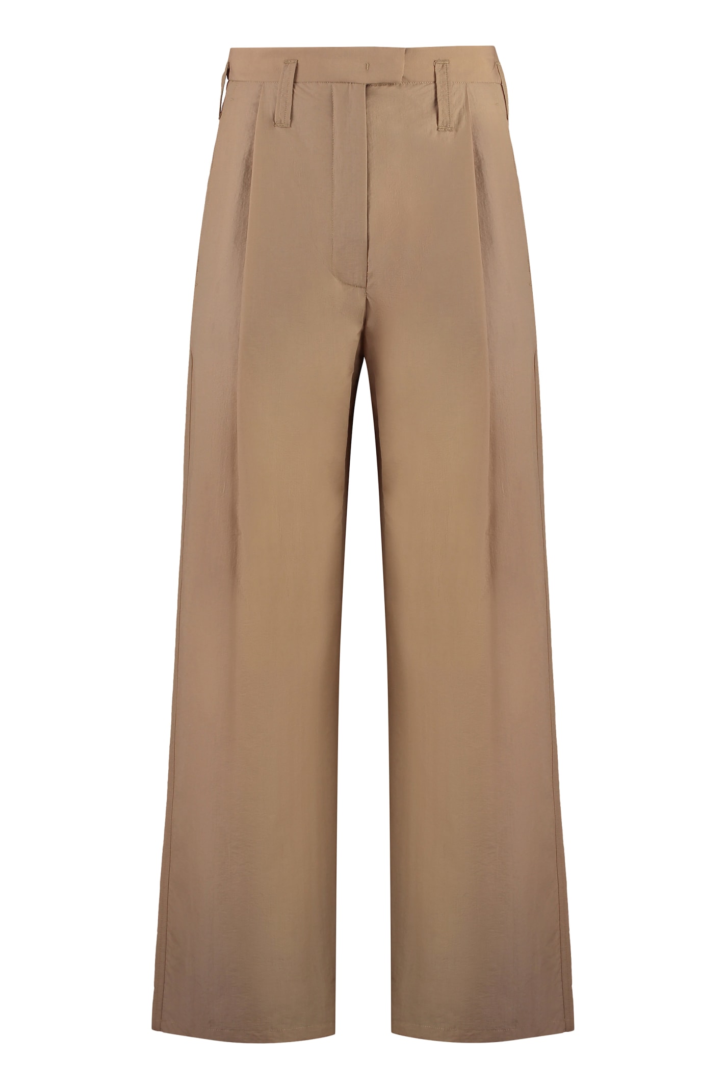 Philosophy Di Lorenzo Serafini Cotton Blend Trousers In Beige
