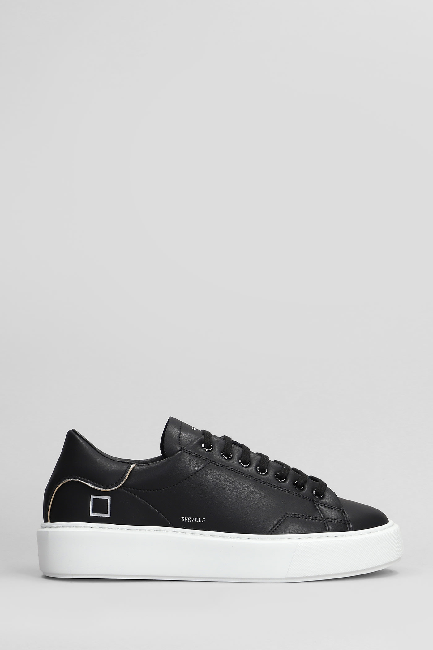 D. A.T. E. Sfera Sneakers In Black Leather