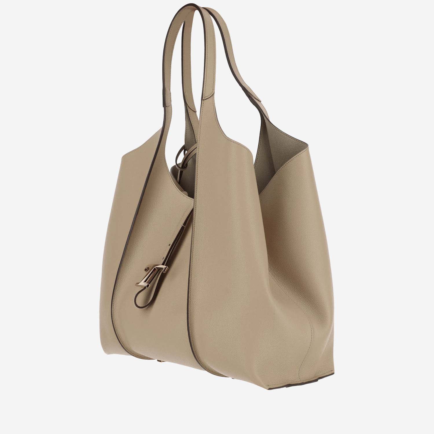 Shop Tod's T Timeless Medium Leather Hobo Bag