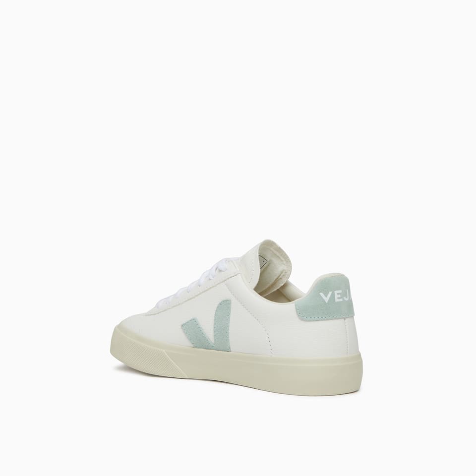 Veja Campo Leather-trim Low-top Sneakers Sneakers In White