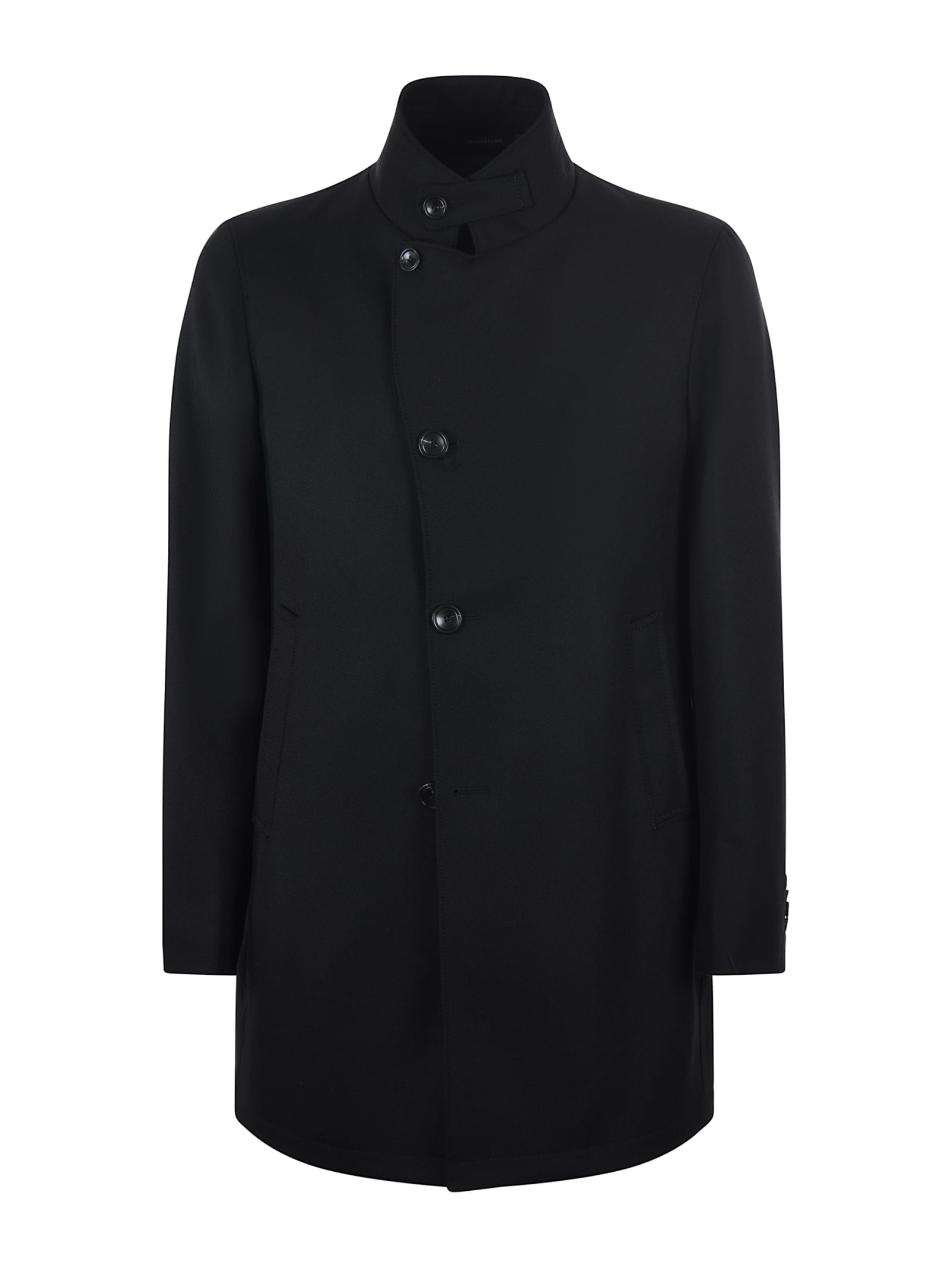 gordon Wool-blend Gabardine Fabric Coat