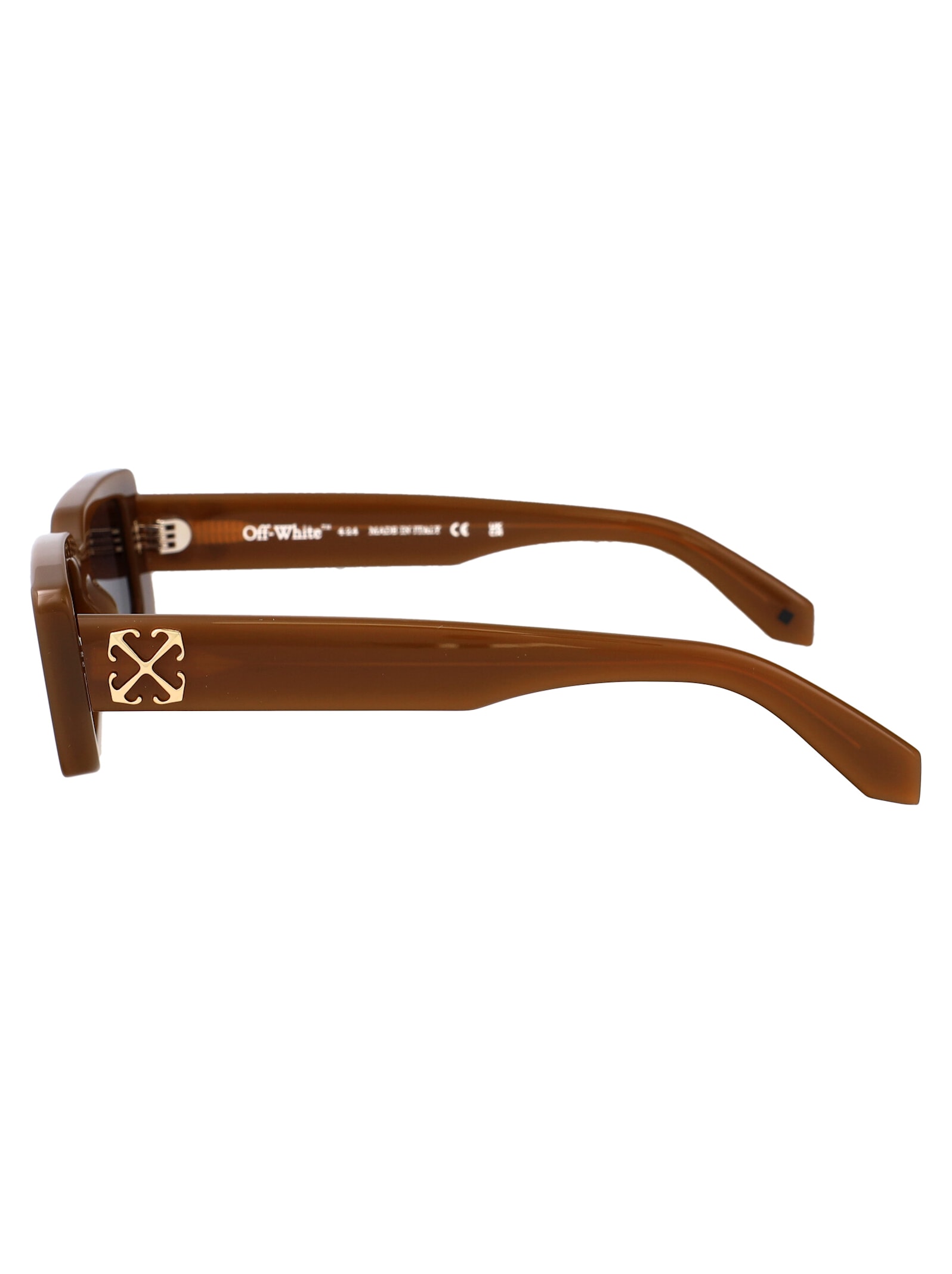 Off-white Arthur Sunglasses In Mud Dark Grey