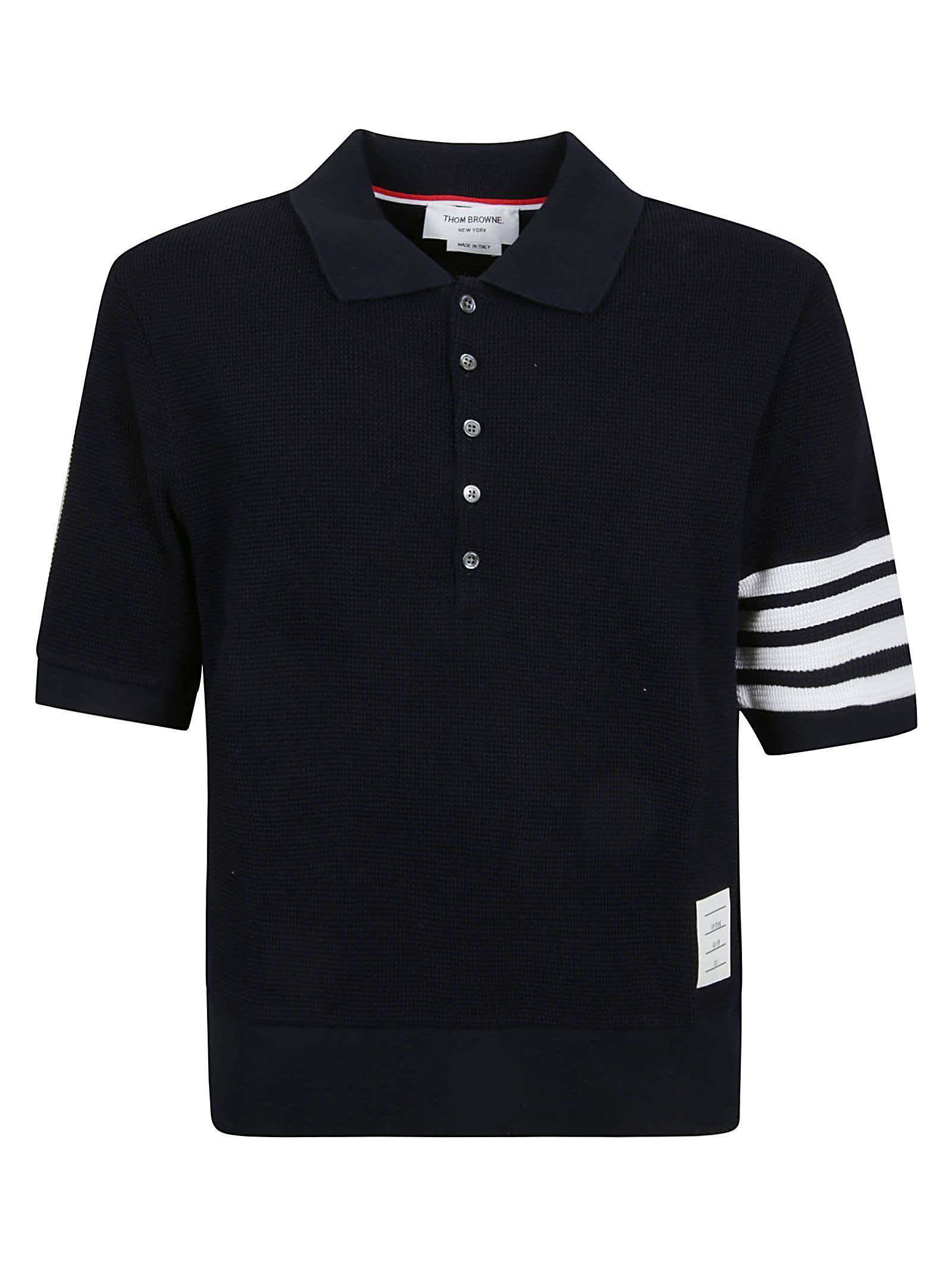 Thom Browne Rib Cuff Polo Shirt