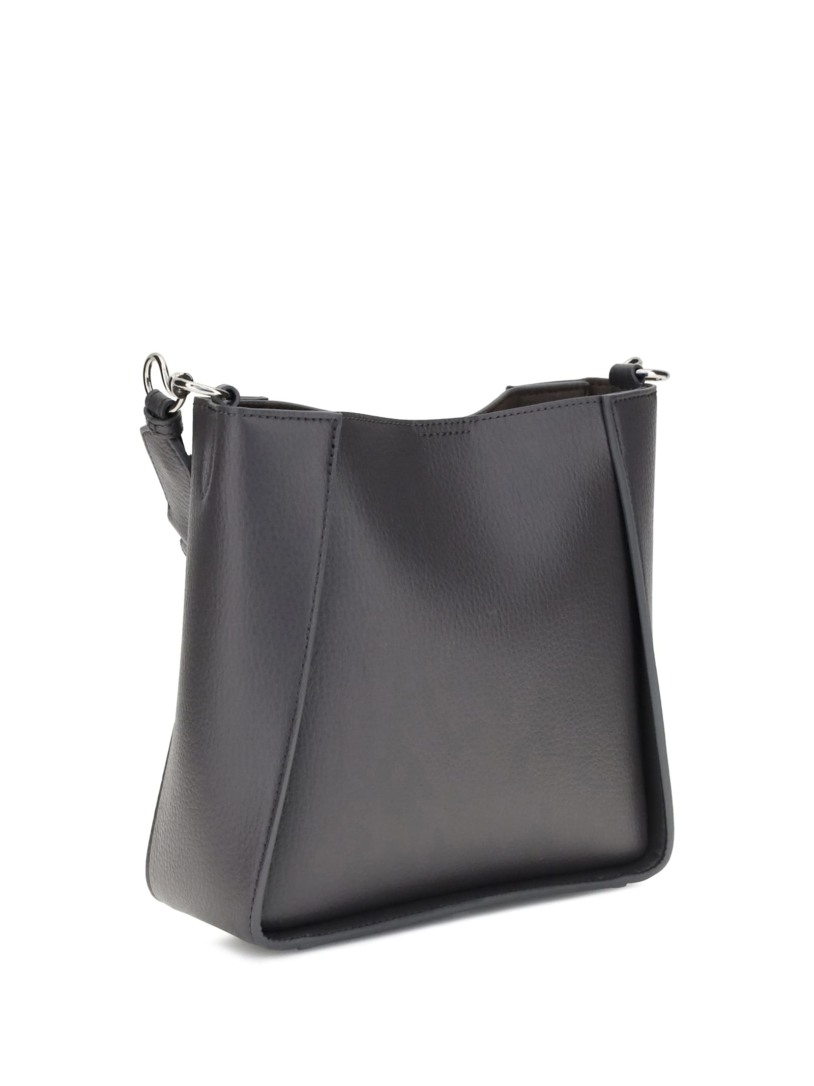 Stella Mccartney Women Logo Shoulder Bag In Gray