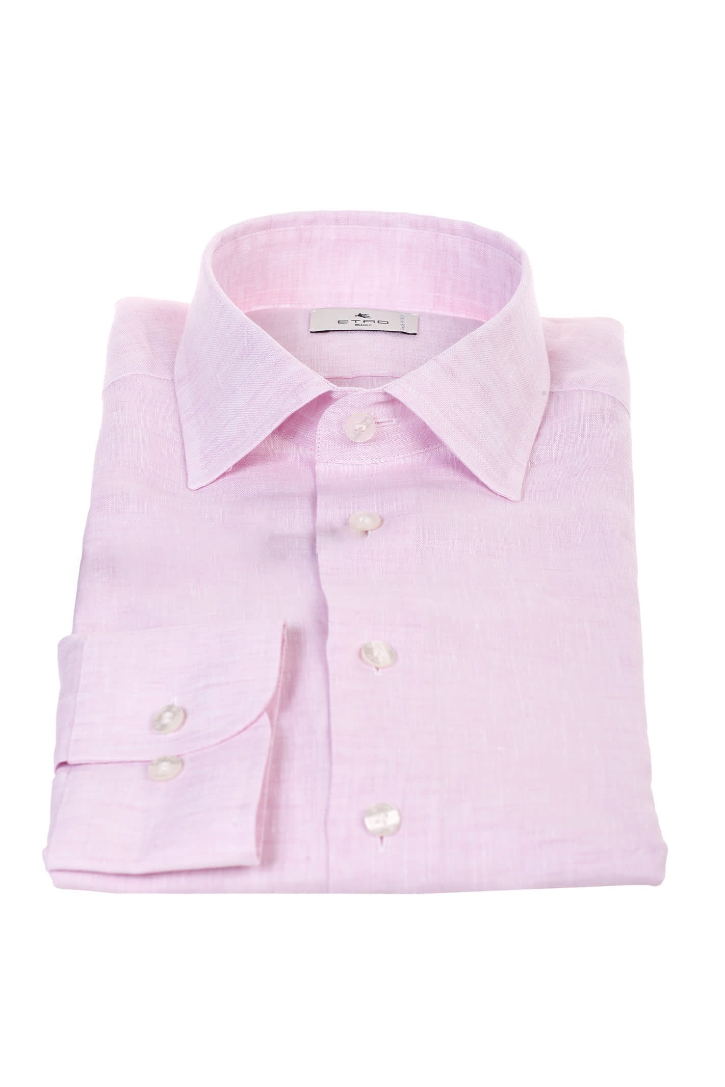 Etro pink linen shirt