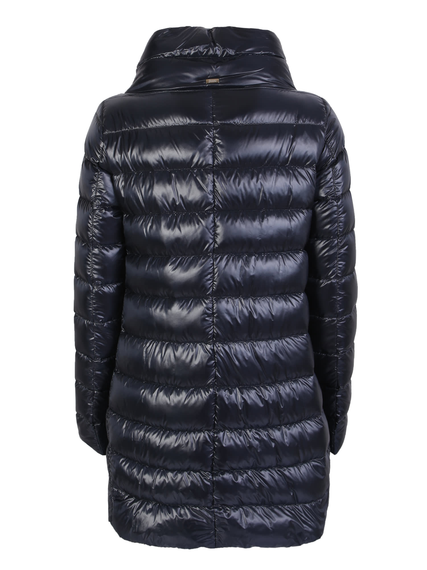 Shop Herno Amelia Padded Jacket In Blue