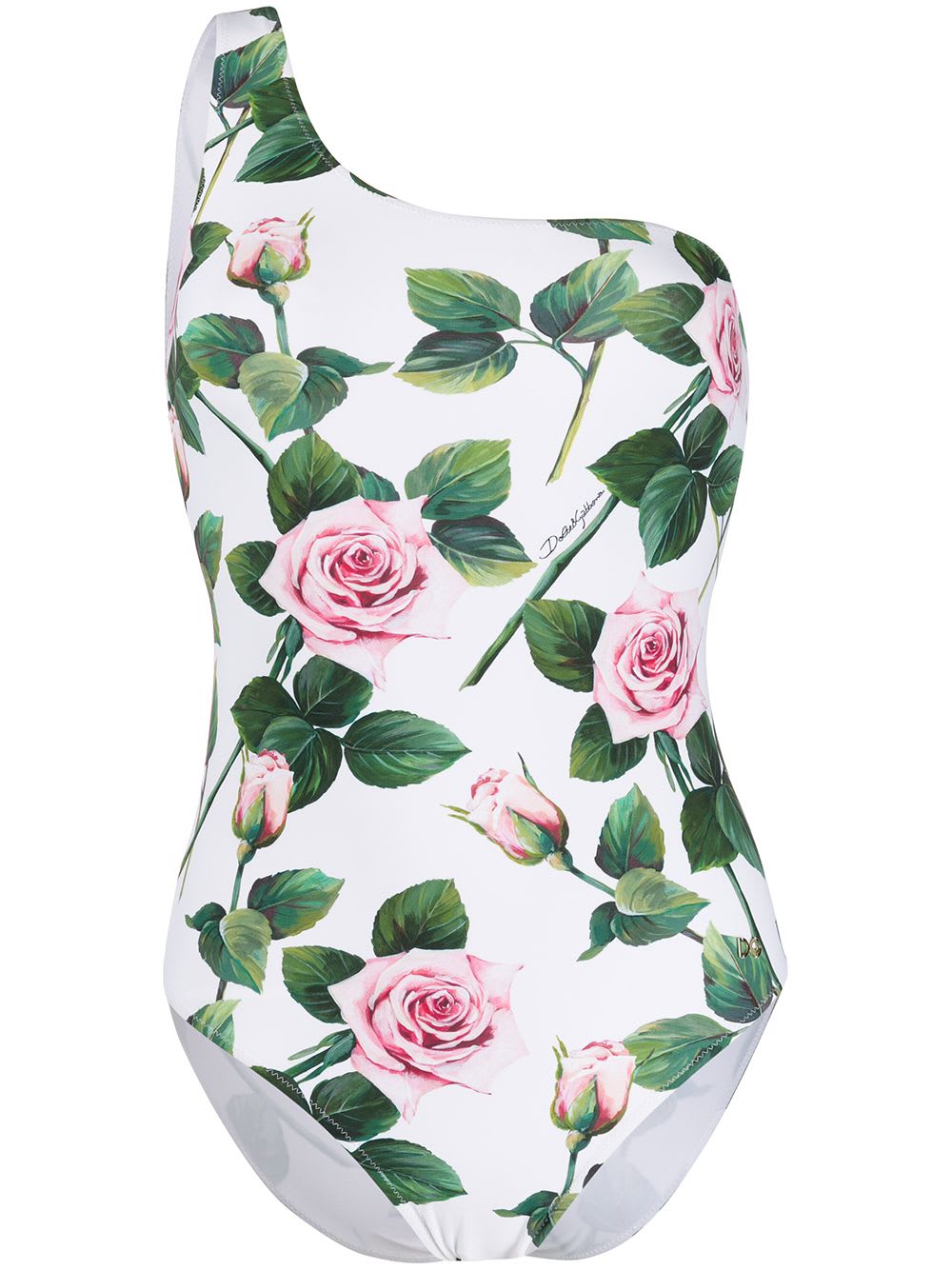 Dolce & Gabbana Swimsuit Rose In C Rosa Fdo Panna
