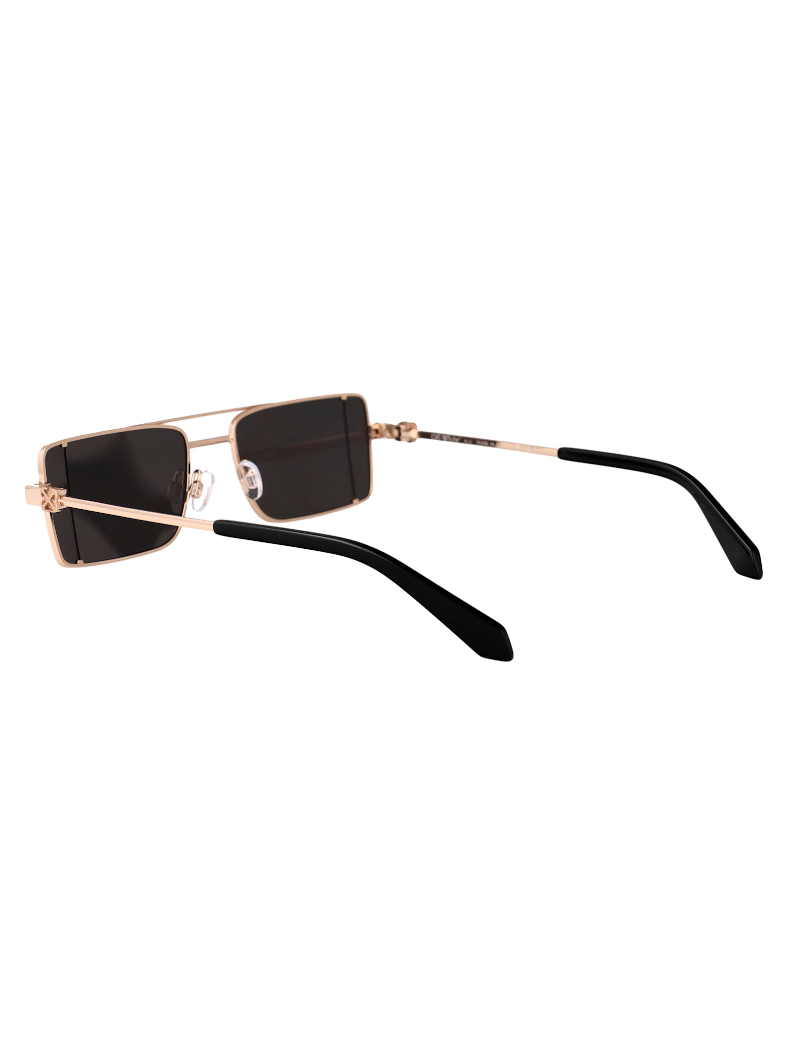 Off-white Gold Cortez Sunglasses In Gold Dark Grey