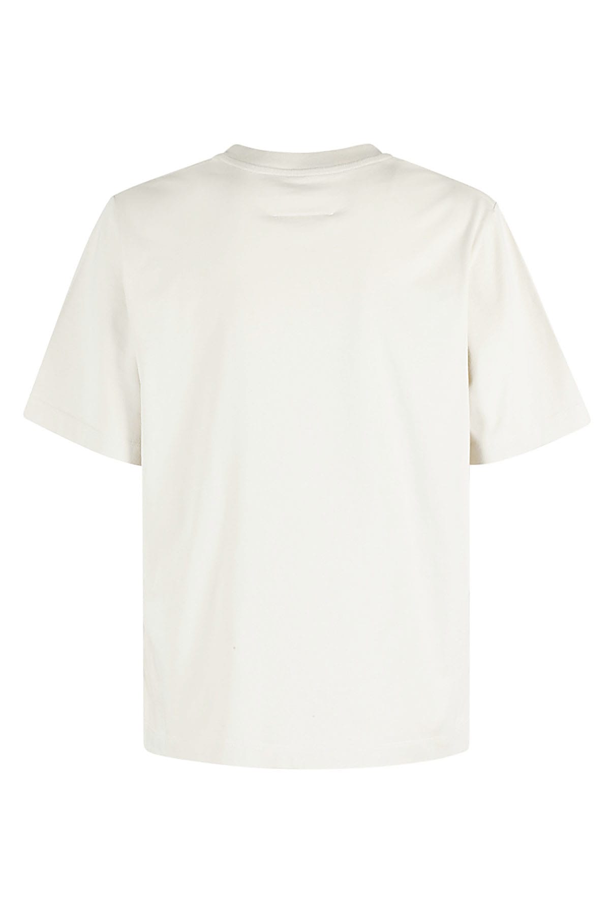 Shop Mm6 Maison Margiela T Shirt In Chalk