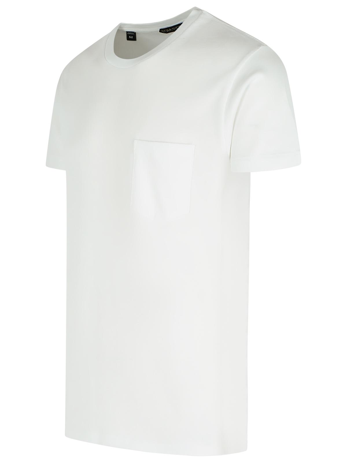 Tom Ford Cotton T-shirts Chest Pocket In White