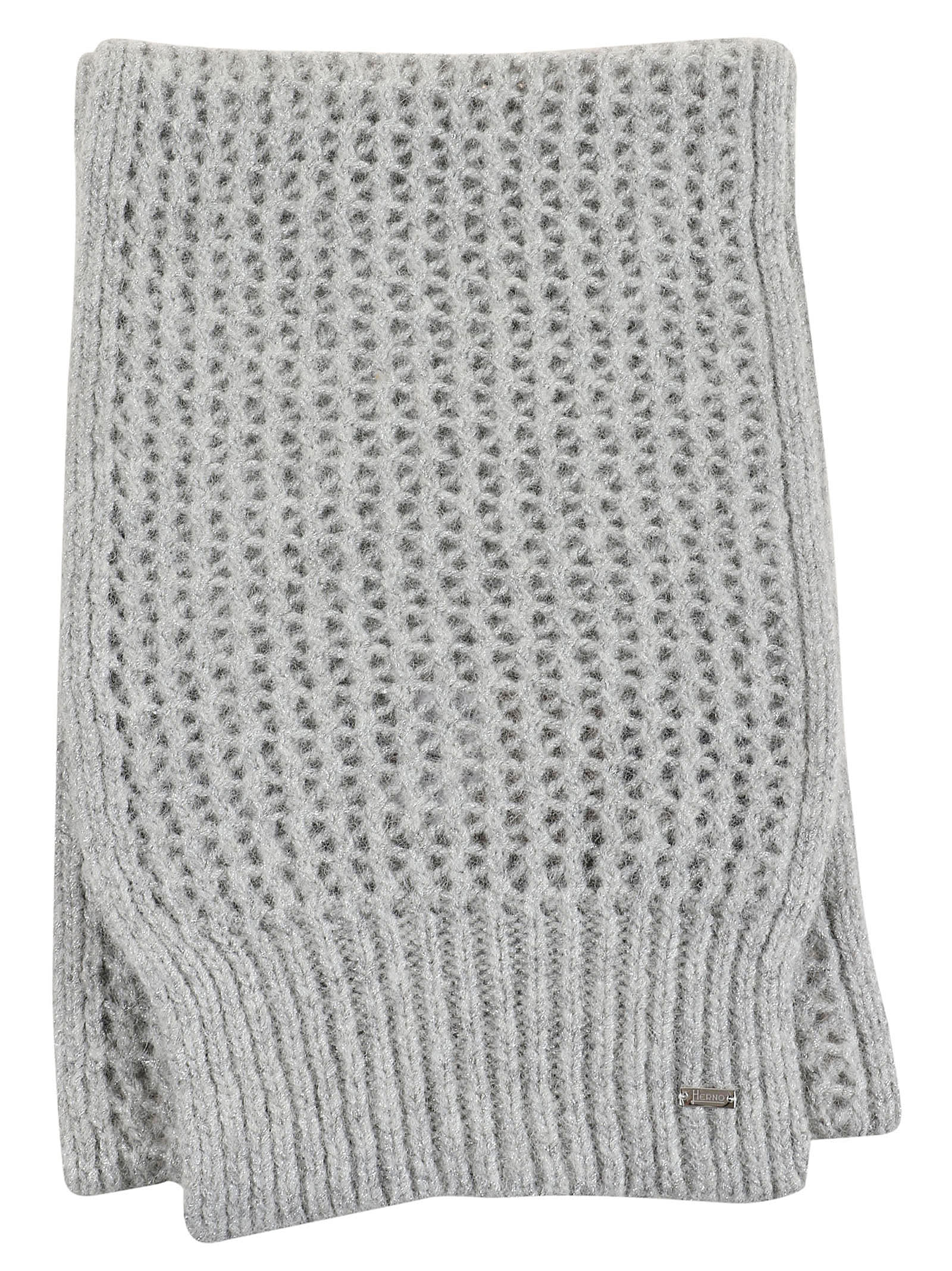 Shop Herno Scarf In Grigio