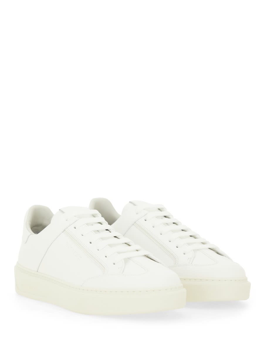 Woolrich Arrow Leather Sneakers In White