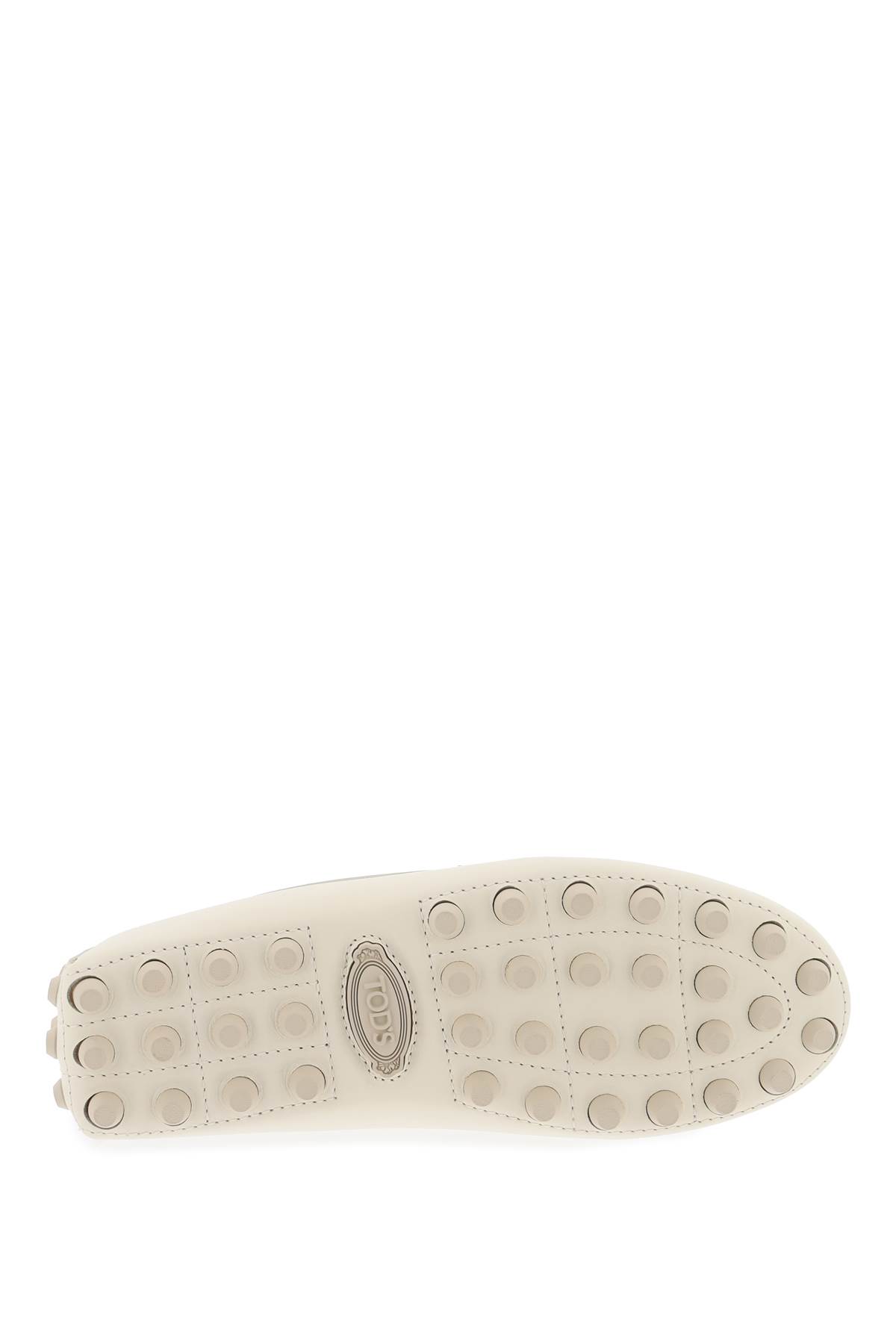 Shop Tod's Gommino Bubble Kate Loafers In Mousse (white)