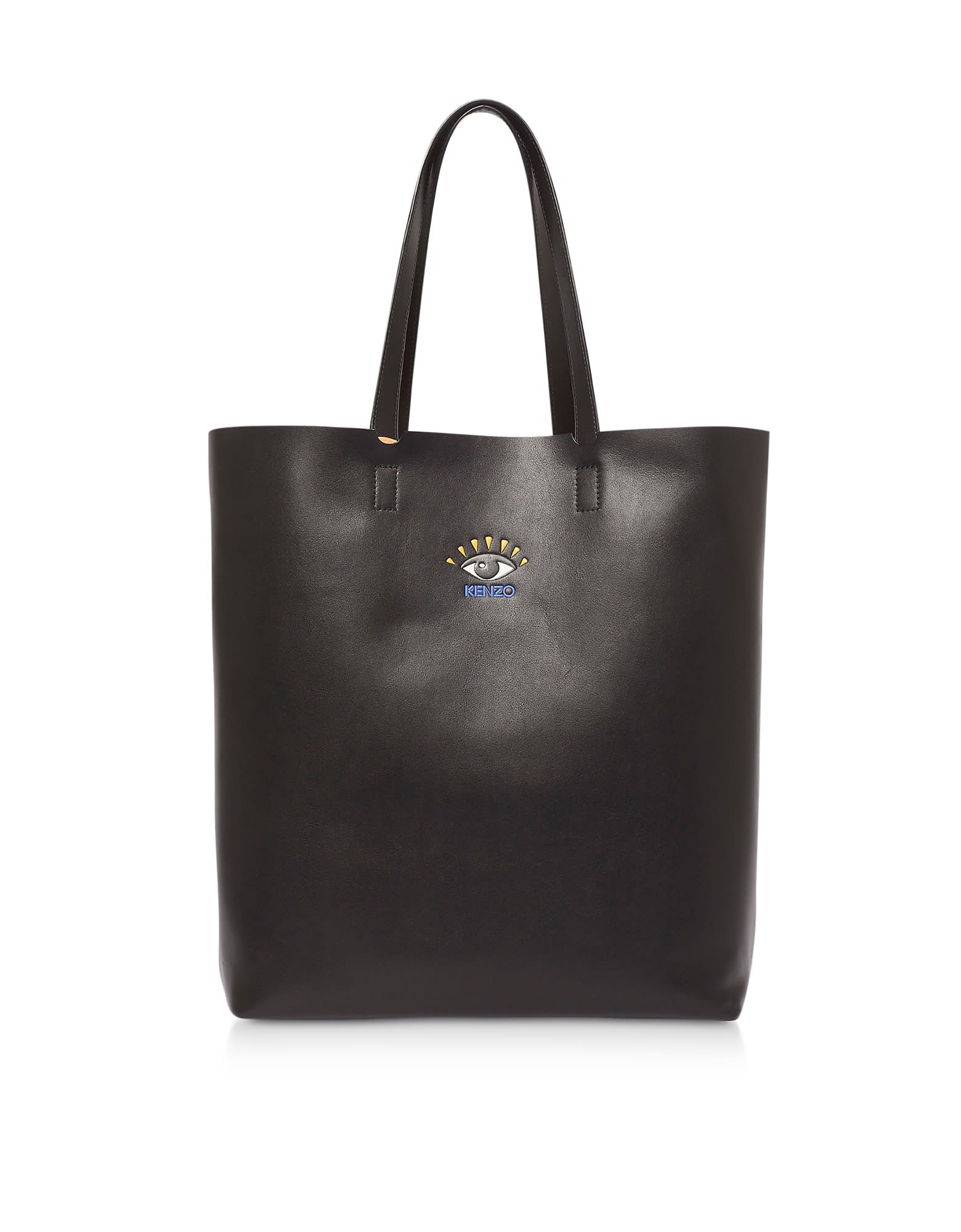 KENZO CUT OUT LEATHER TOTE BAG,11209483