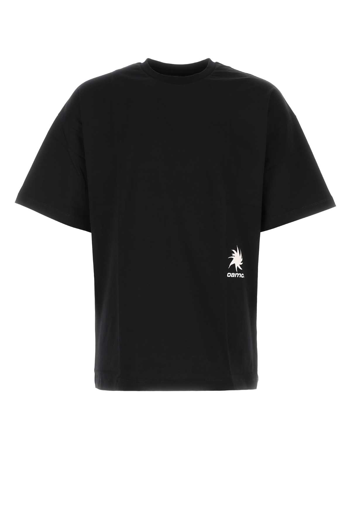 Black Cotton Oversize T-shirt