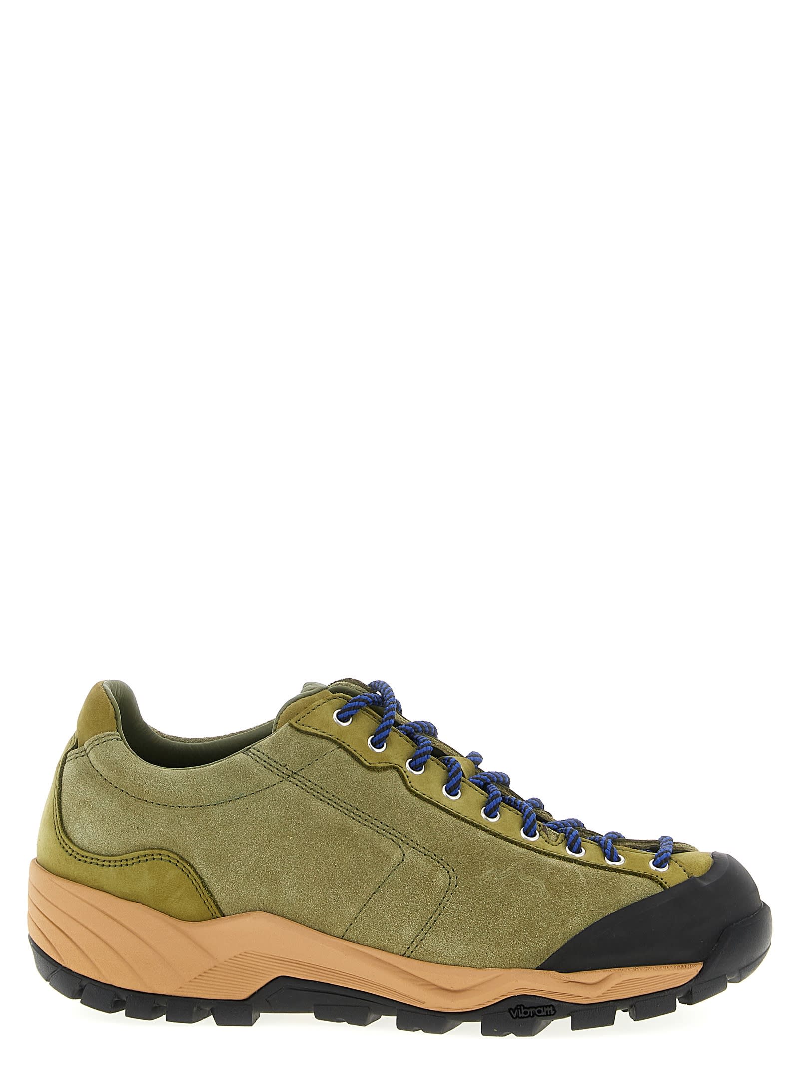 Diemme Lace-up Suede Sneakers In Green