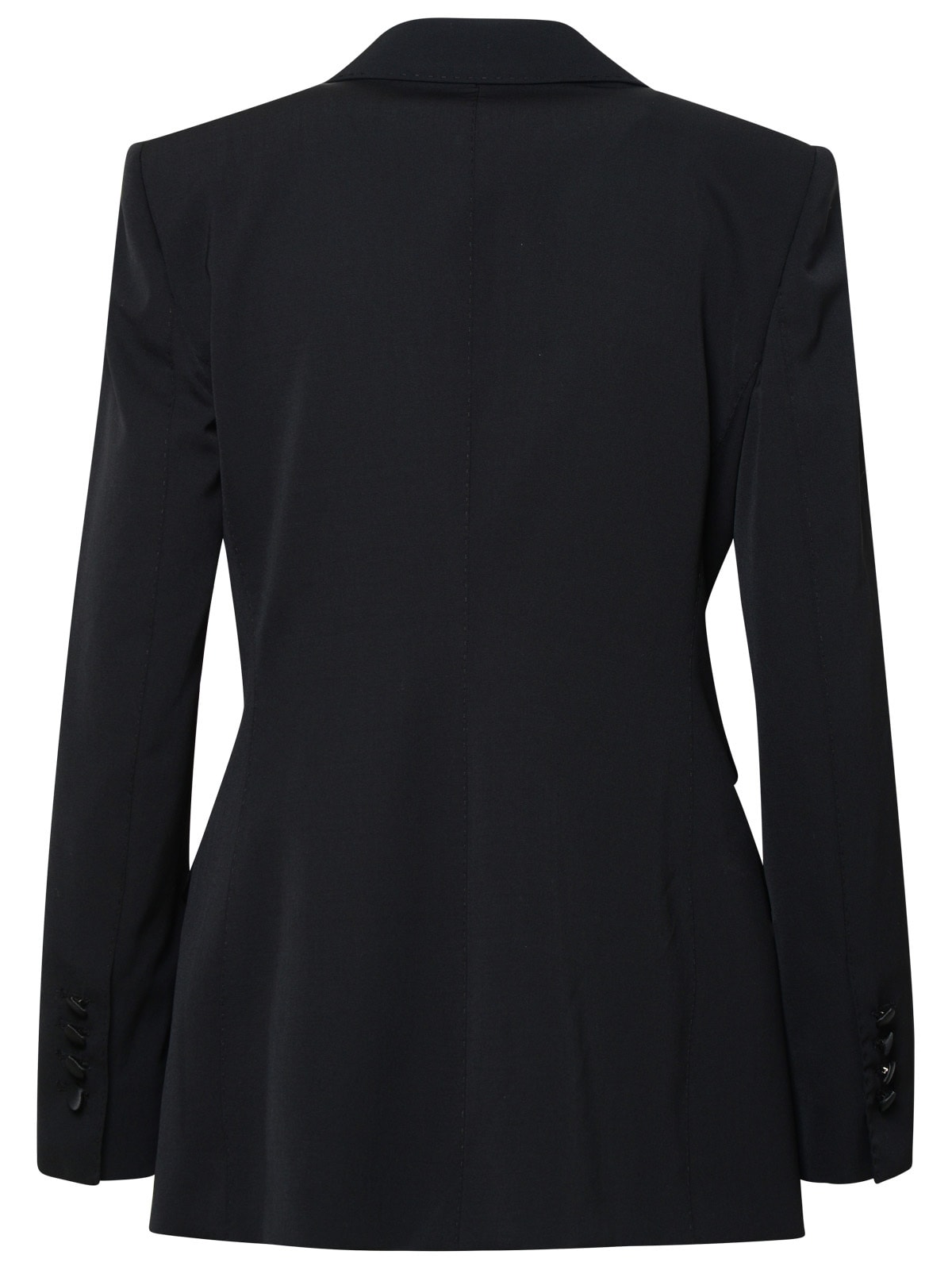 Shop Dolce & Gabbana Blazer In Black Virgin Wool Blend