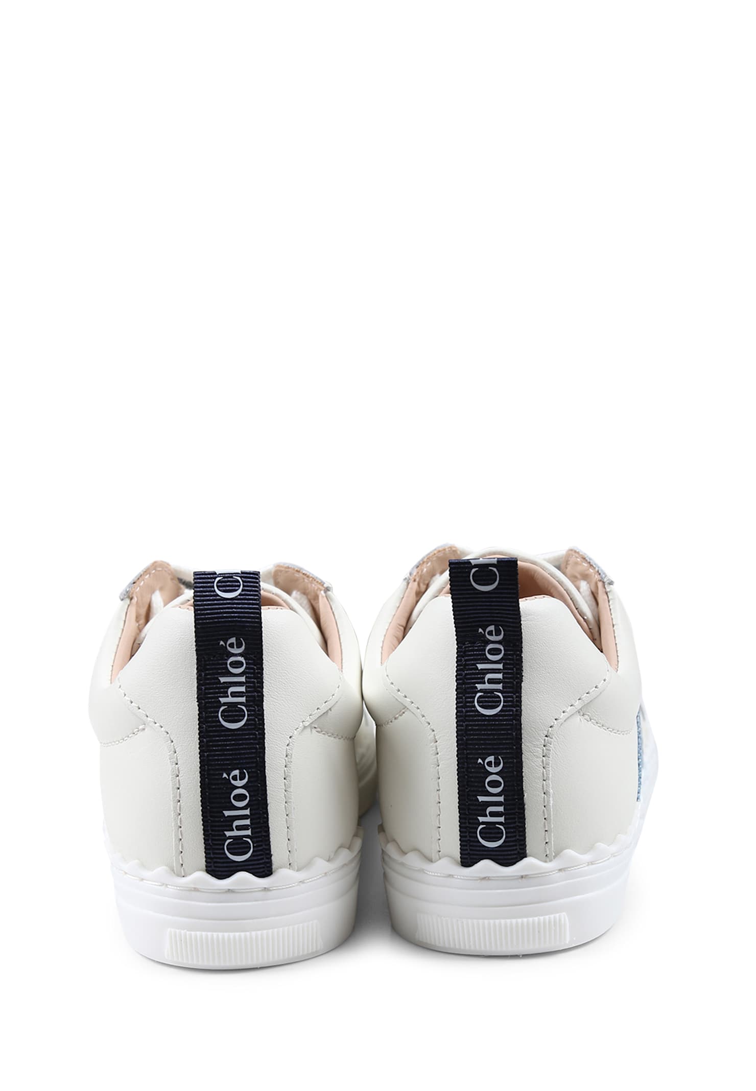 Chloé Escale Sneakers In Ivory