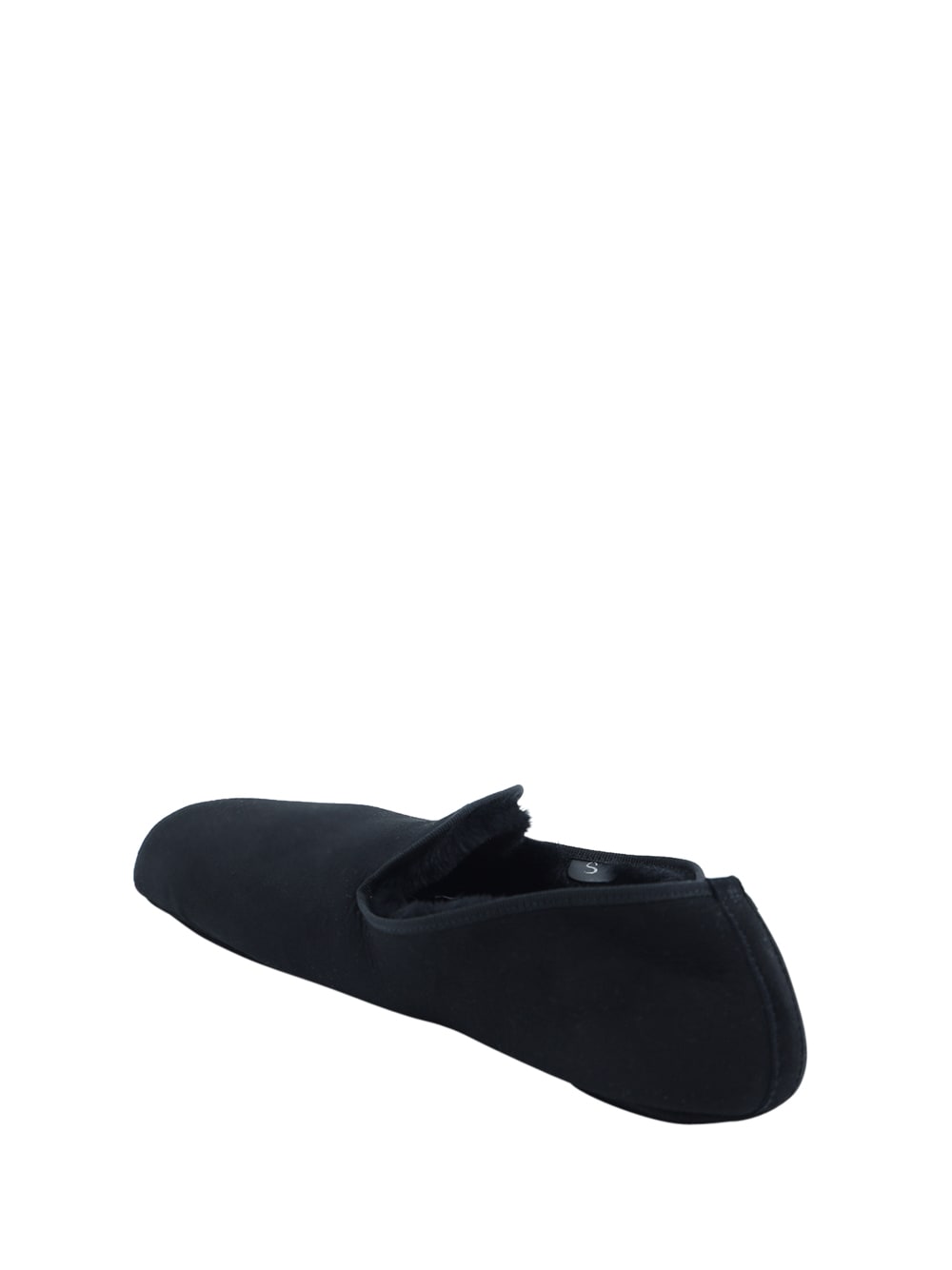 Shop Henderson Baracco Slipper In Sheepskin In Black