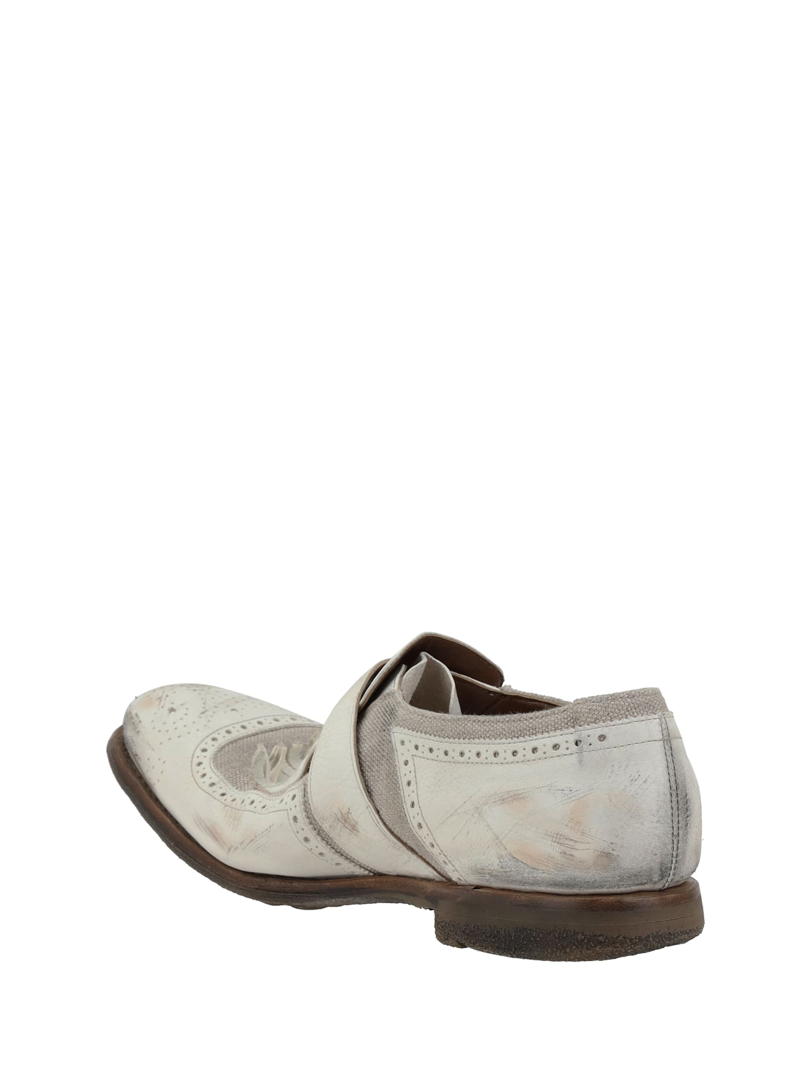 Church's Shanghai Moccasin In White+ecru