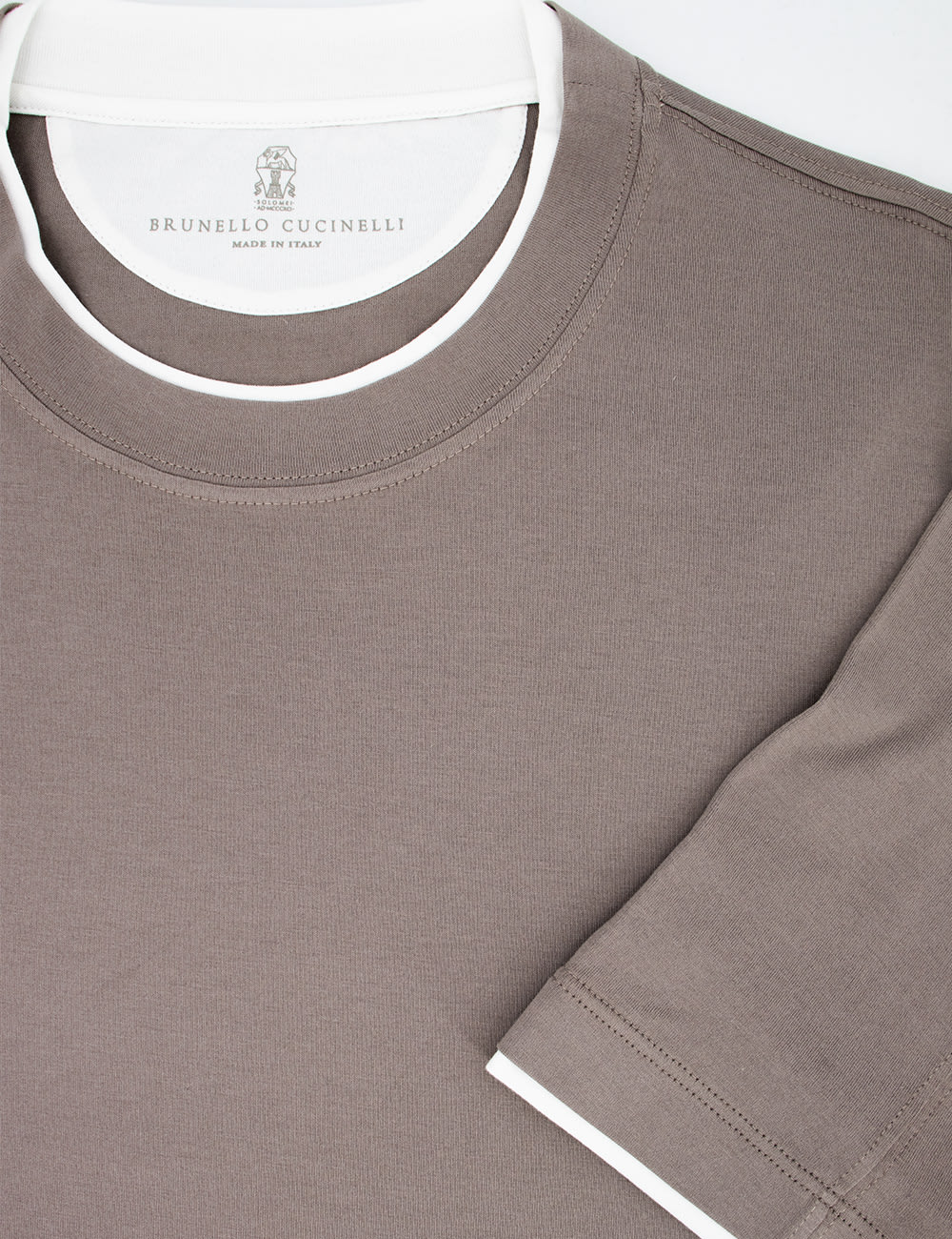 Brunello Cucinelli Relaxed Fit Short-sleeved Crew Neck T-shirt In 2421+7220