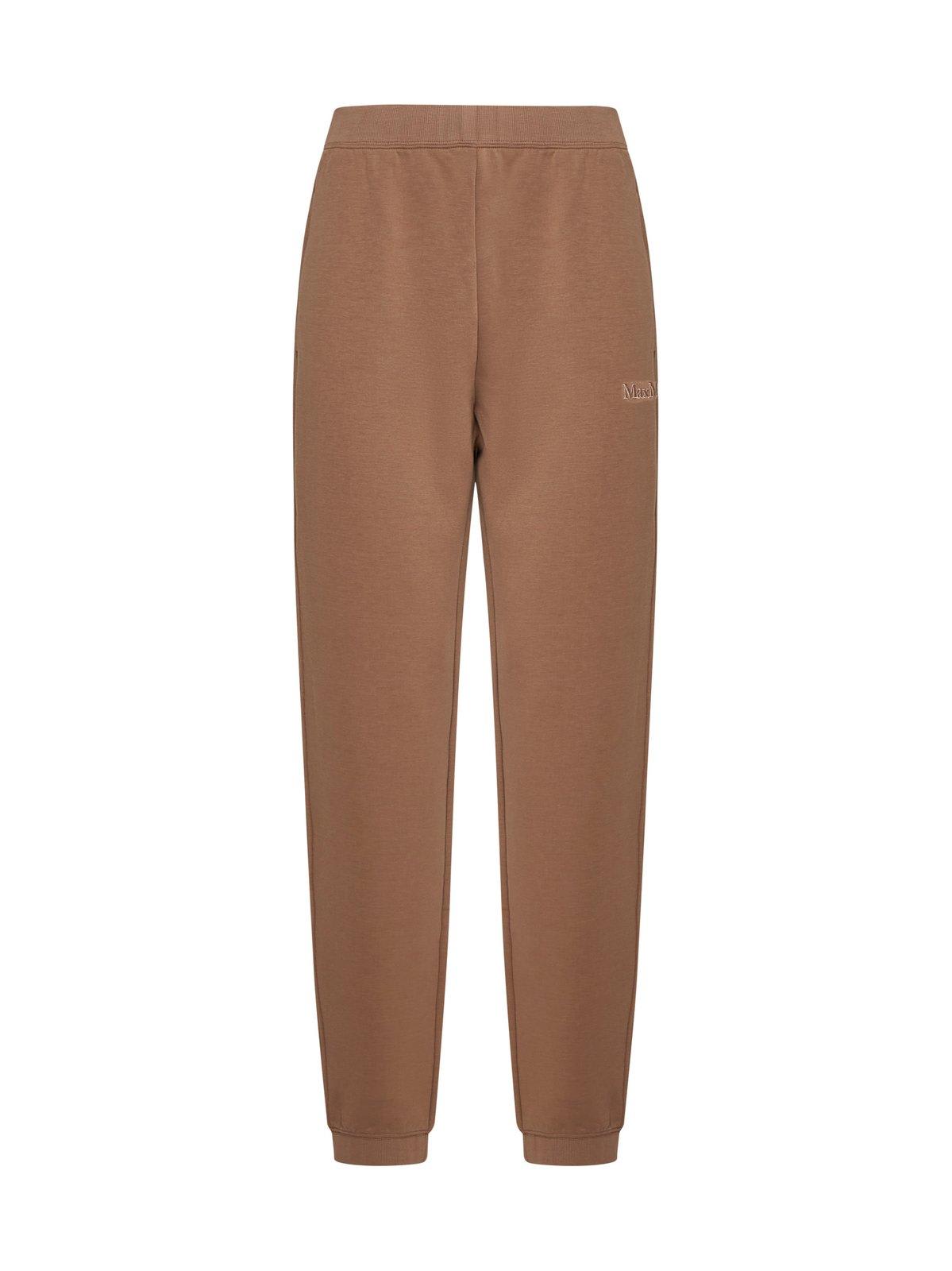 'S Max Mara Logo Embroidered Straight Leg Pants