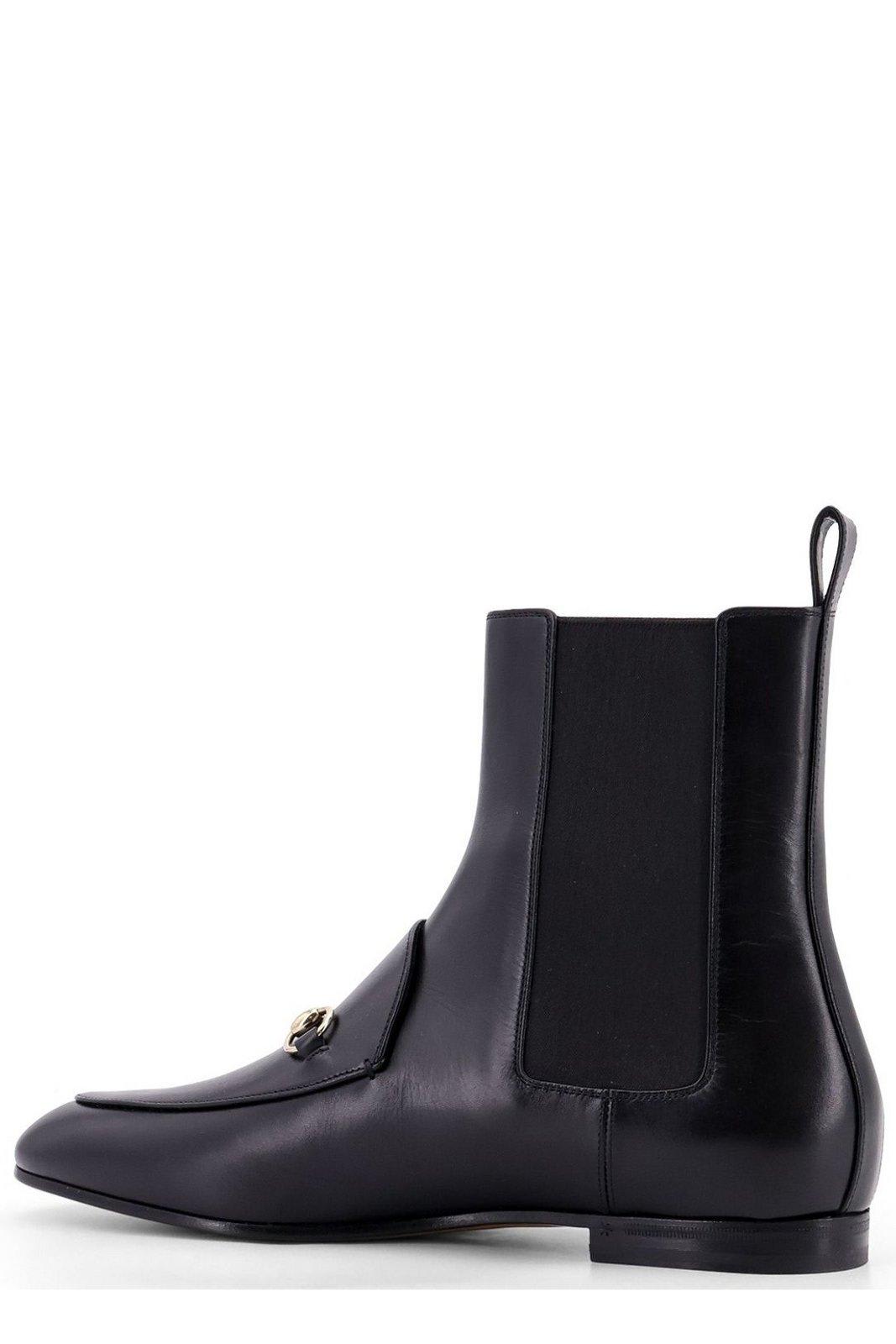 Shop Gucci Jordaan Boots In Black/black