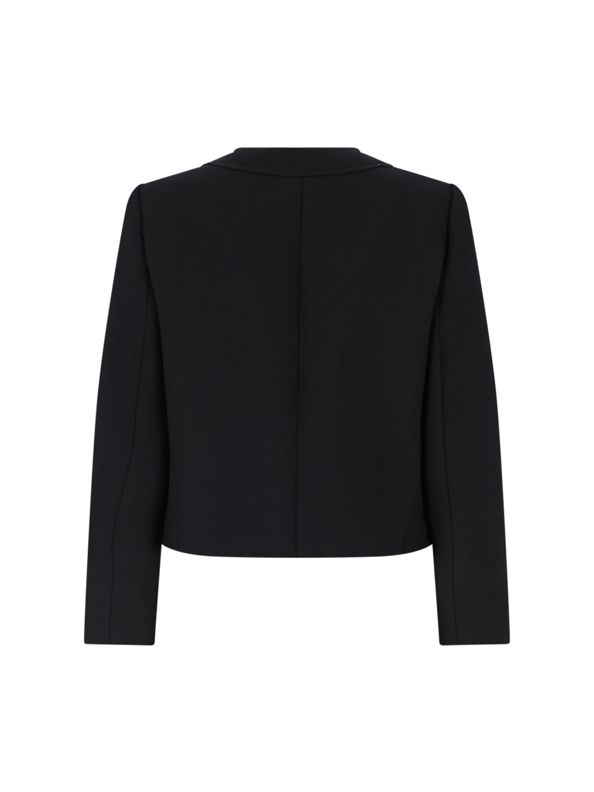 Celine Wool Jacket With Maxi Buttons In Black