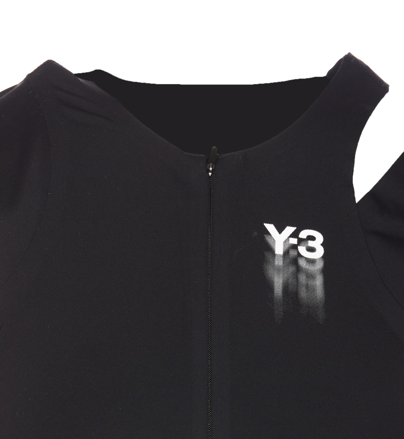 Shop Y-3 Logo Top In Black
