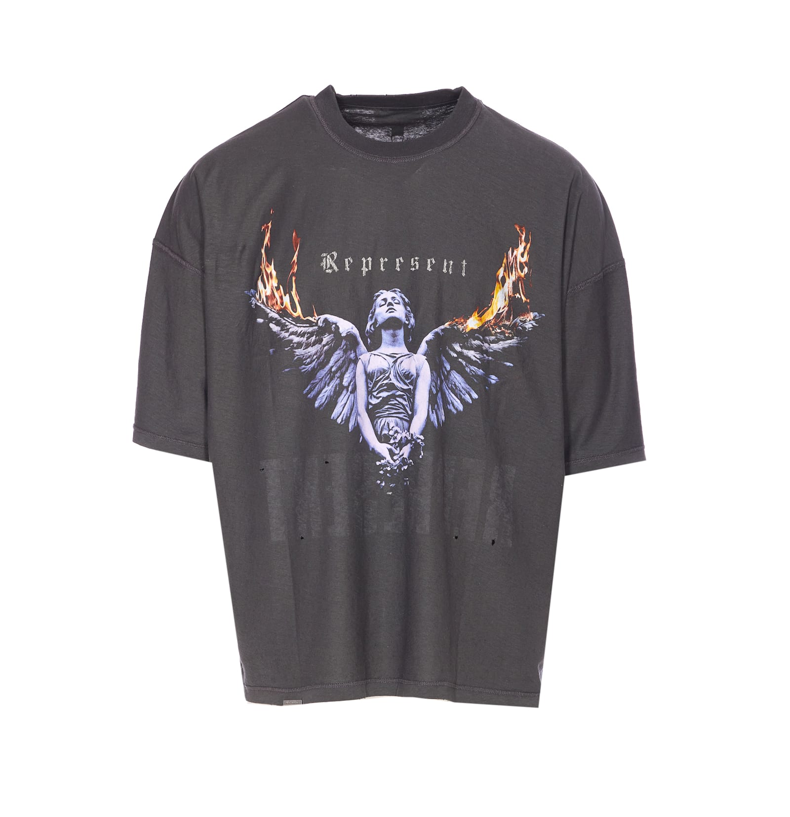 Represent Reversible Living Legacy Tour T-shirt In Grey In Gray