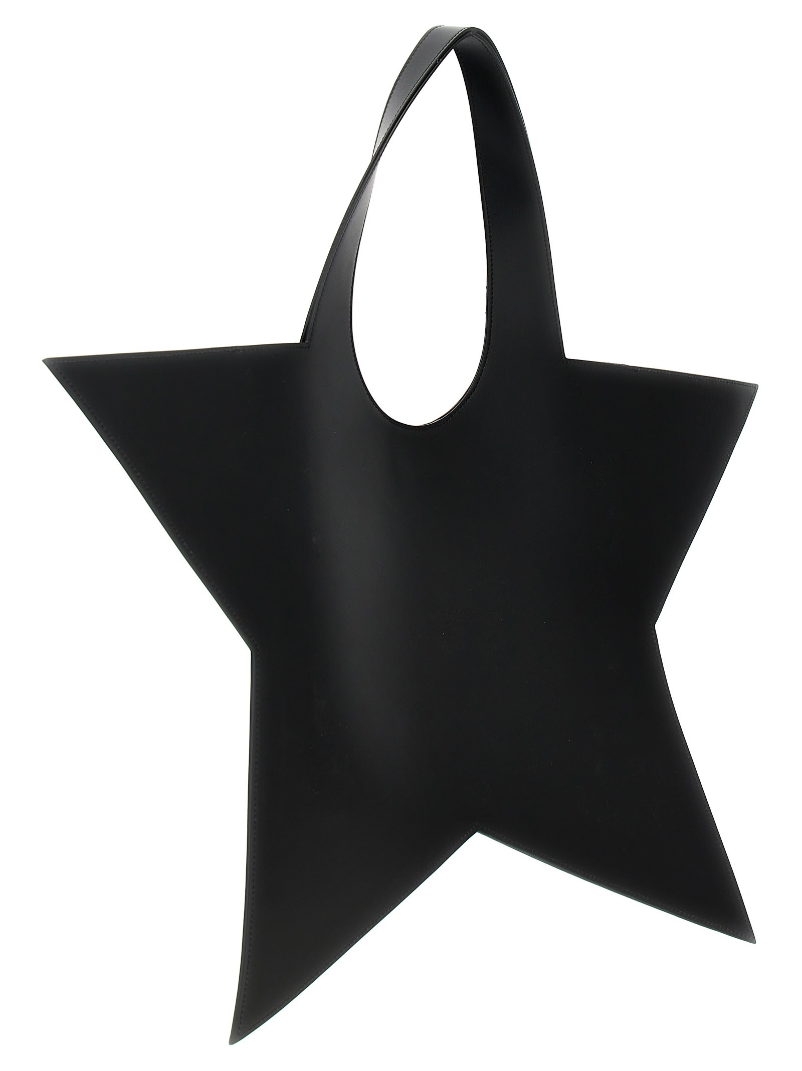 Shop Coperni Star Tote Shoulder Bag In Black