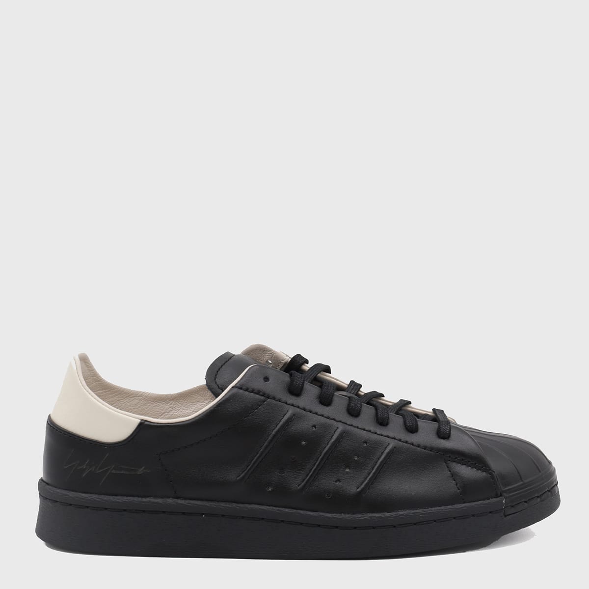 Shop Y-3 Black And White Sneakers In Black/black/alumin