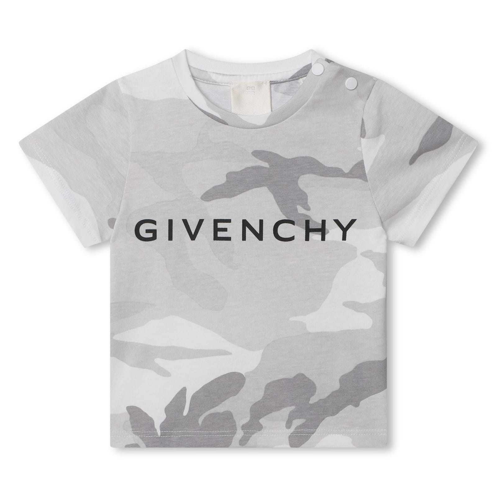Shop Givenchy T-shirt Con Logo In Gray