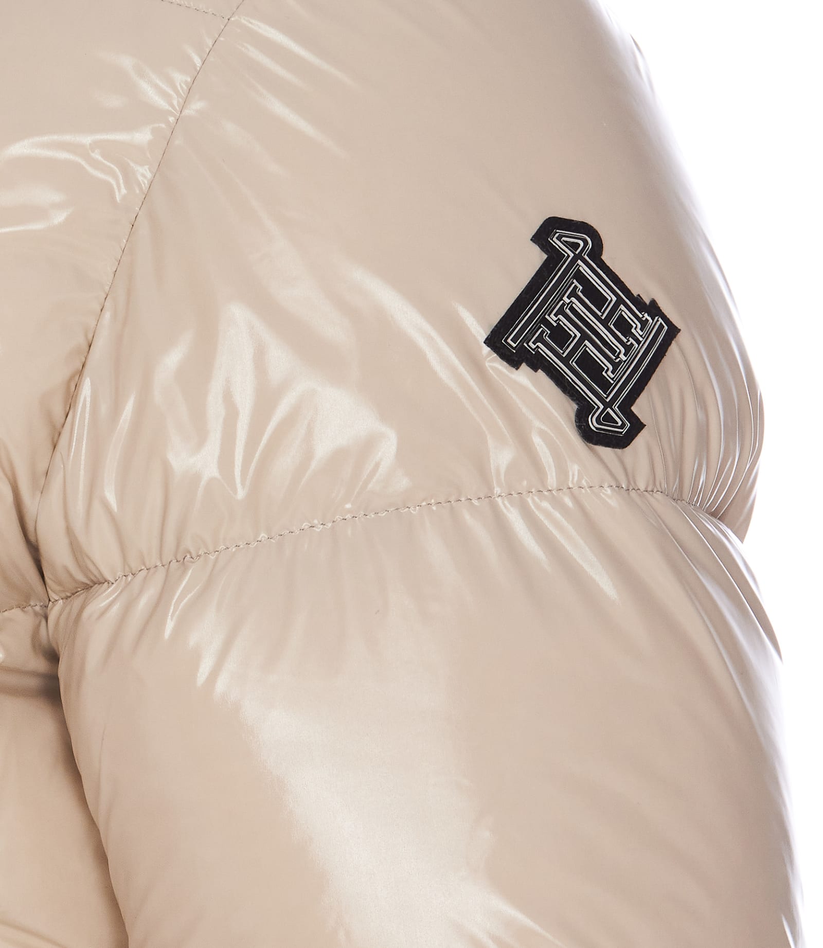 Herno Padded Quilted Coat In Chantilly