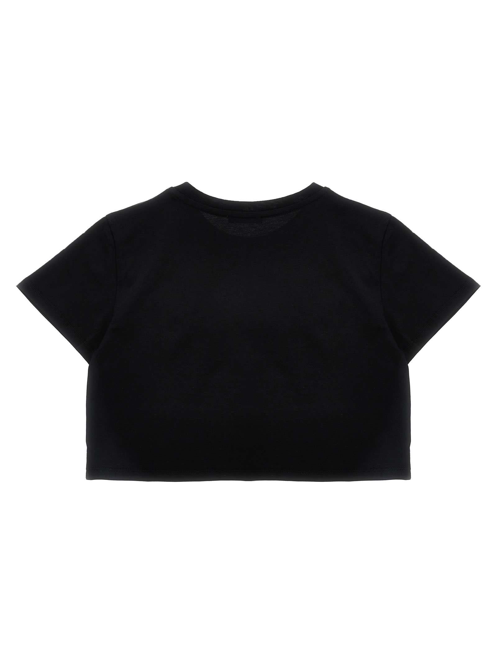 Balmain Embossed Logo T-shirt In White/black