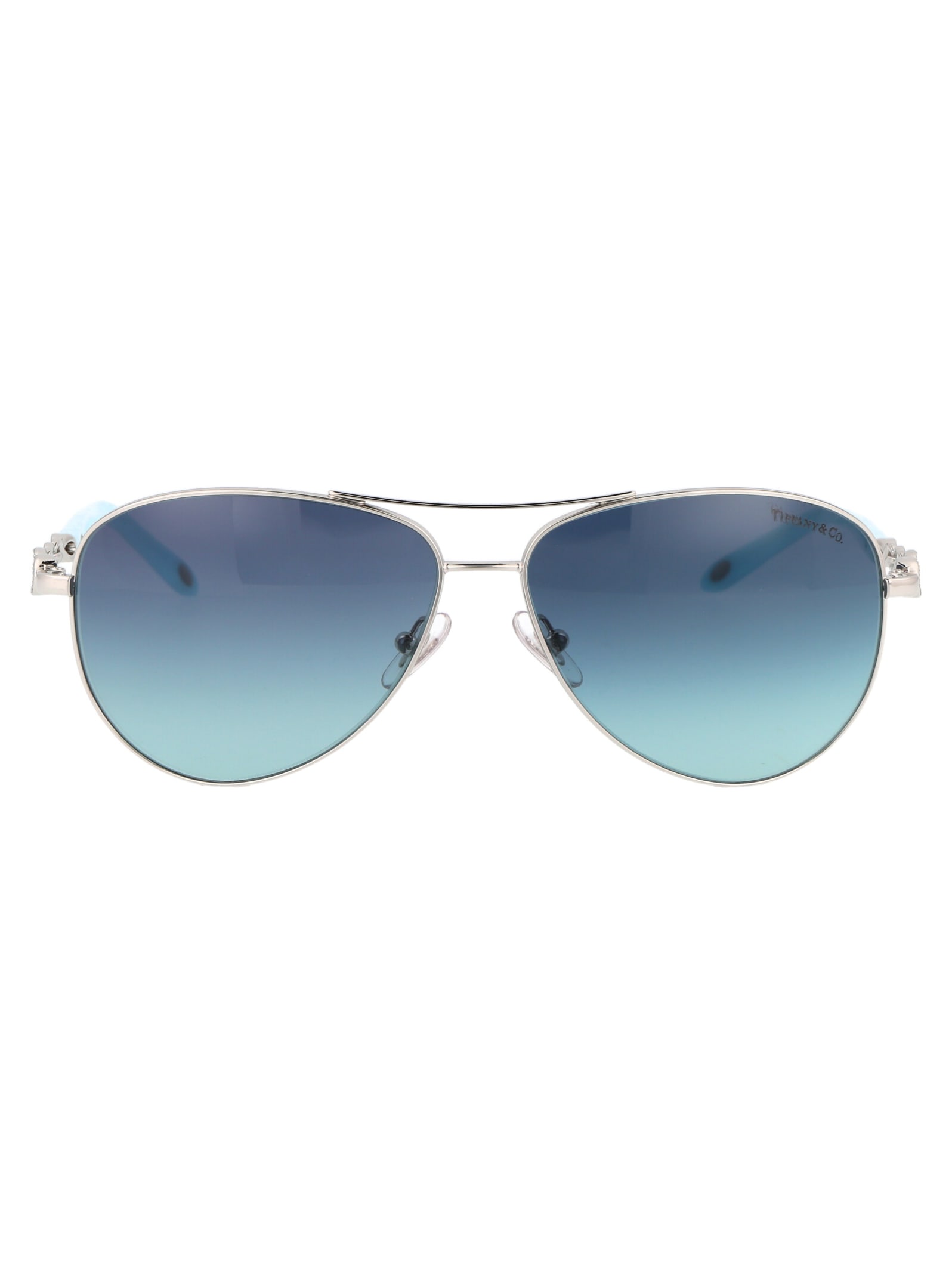 Shop Tiffany &amp; Co. 0tf3049b Sunglasses In 60019s Silver